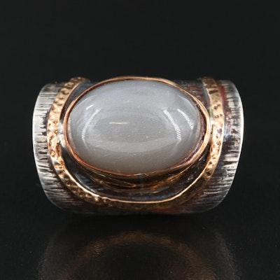 Sterling Moonstone Ring