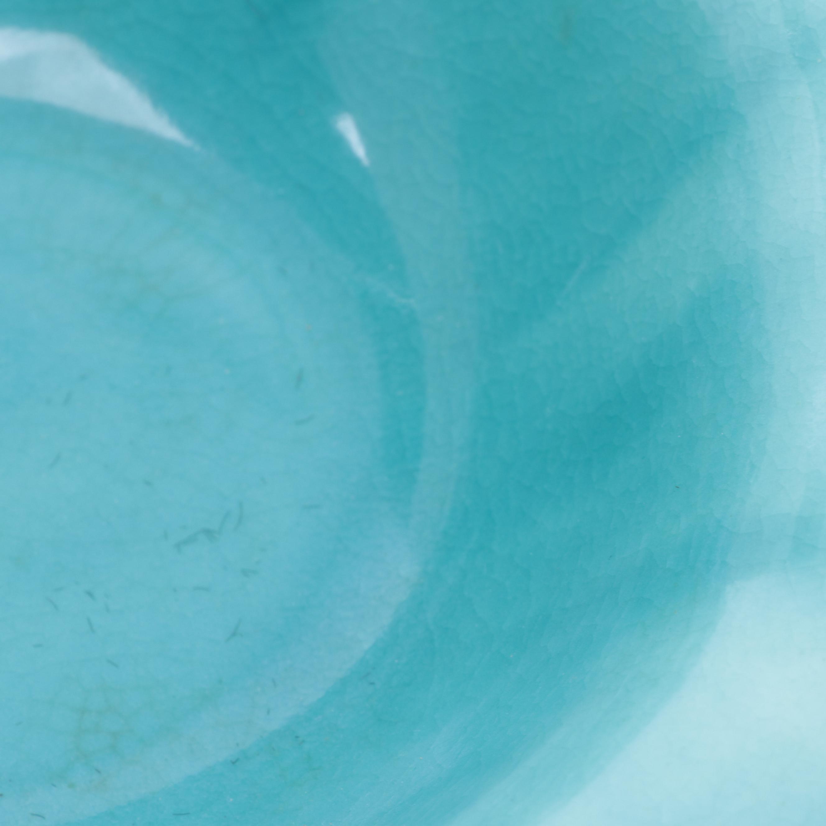 Rookwood Pottery Turquoise Glazed Water Lily Bowl, 1947 EBTH