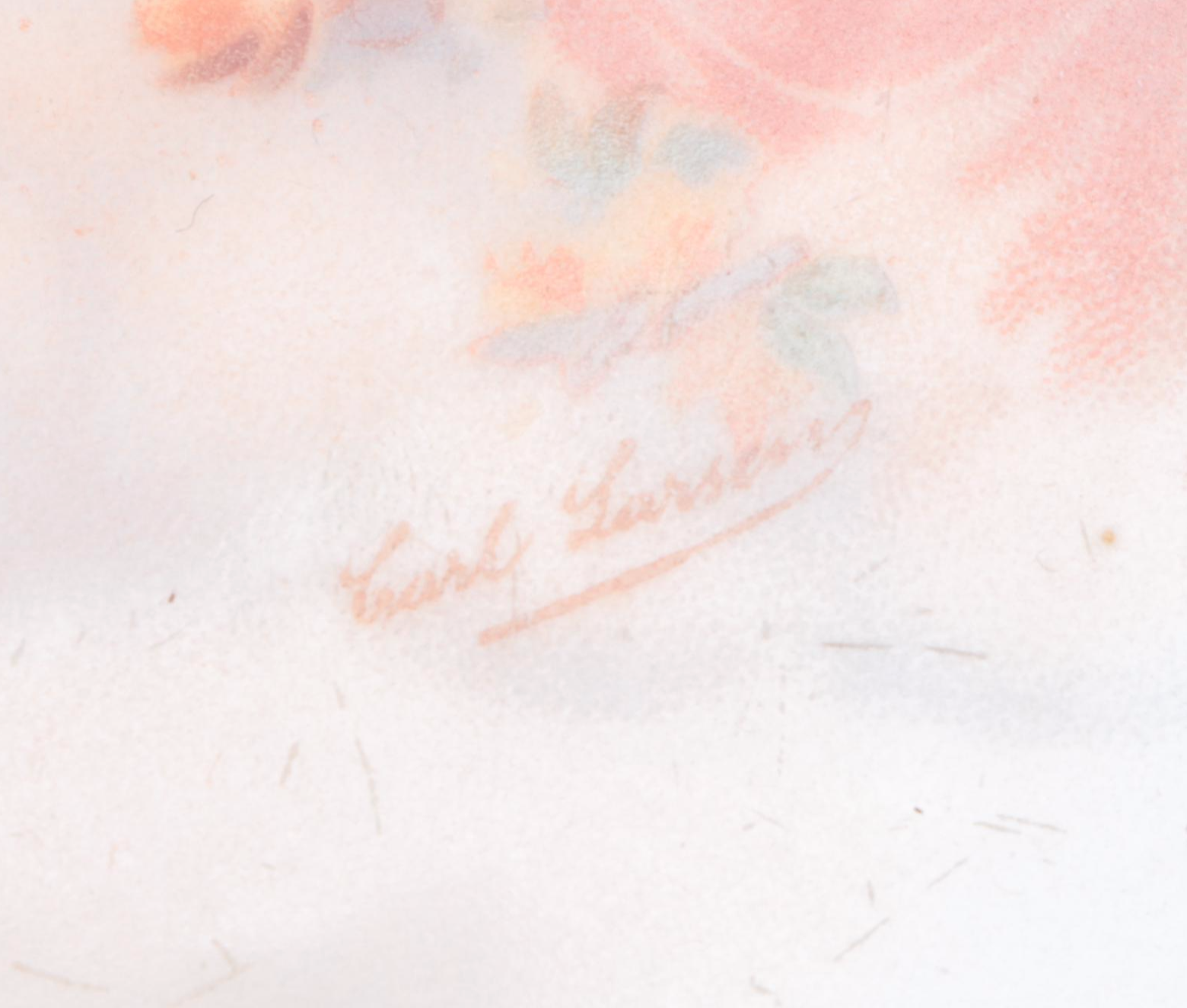 Victoria Austrian Porcelain Tea Set and Platter, Early to Mid20th