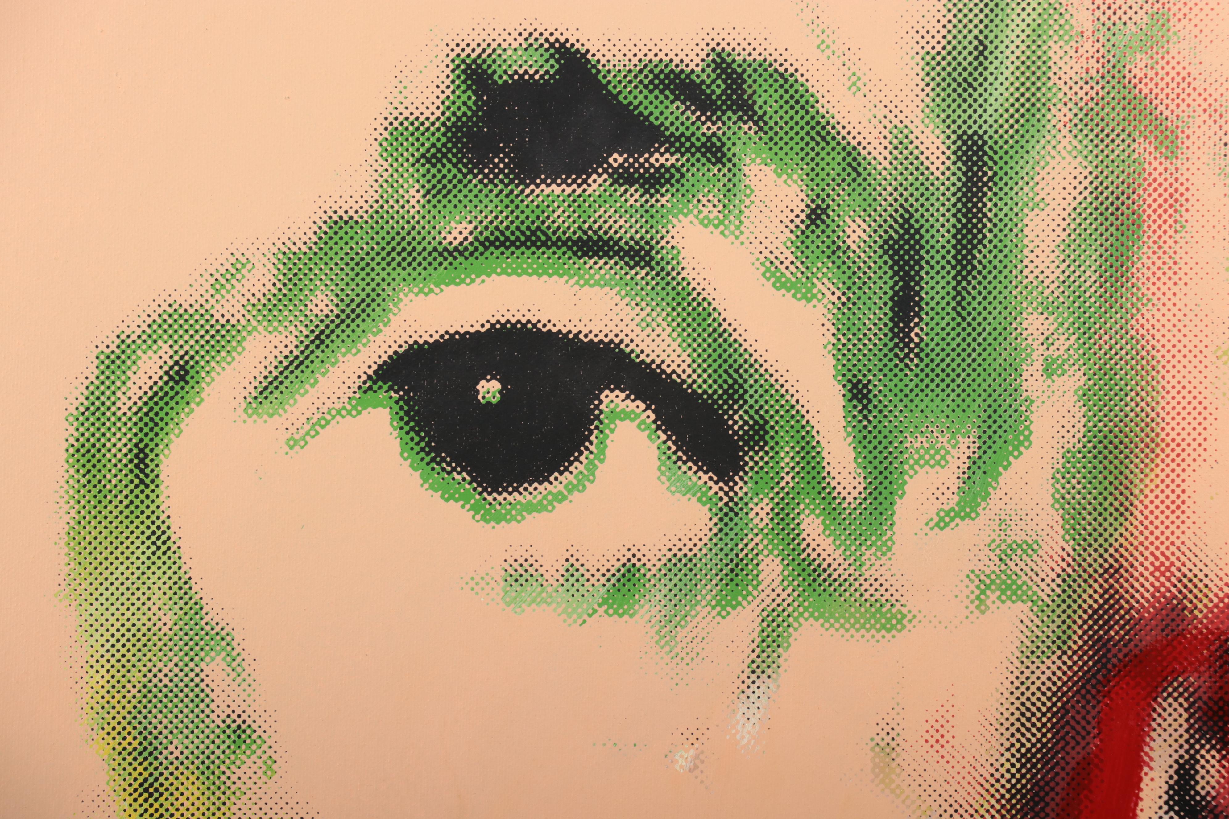 Steve Kaufman Pop Art Silkscreen on Canvas "Einstein" EBTH