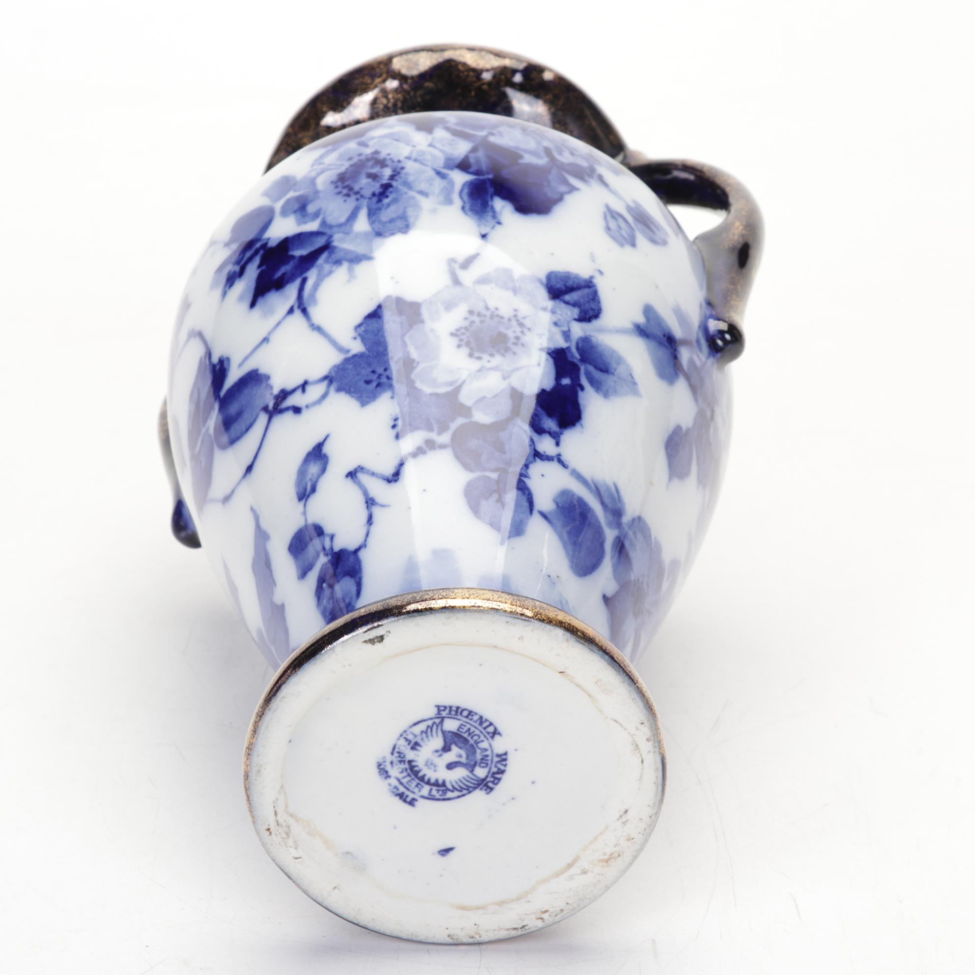 Enoch Wedgwood "Blue Heritage" Serveware with Other Tableware and Decor