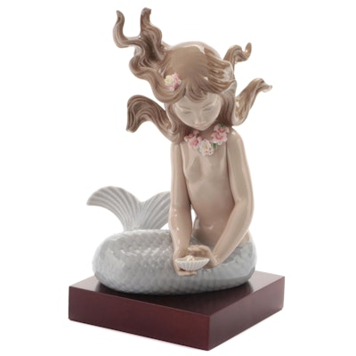 Lladró "Mirage" Porcelain Mermaid Figurine Designed by José Puche