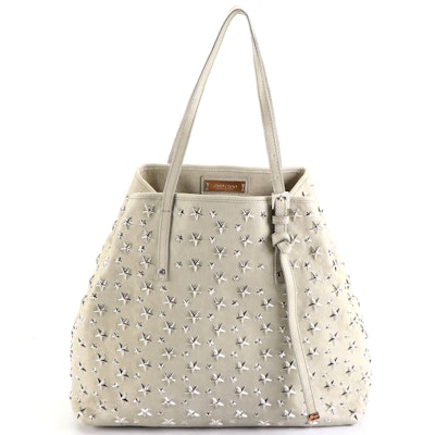Jimmy Choo Star Studded Leather Tote