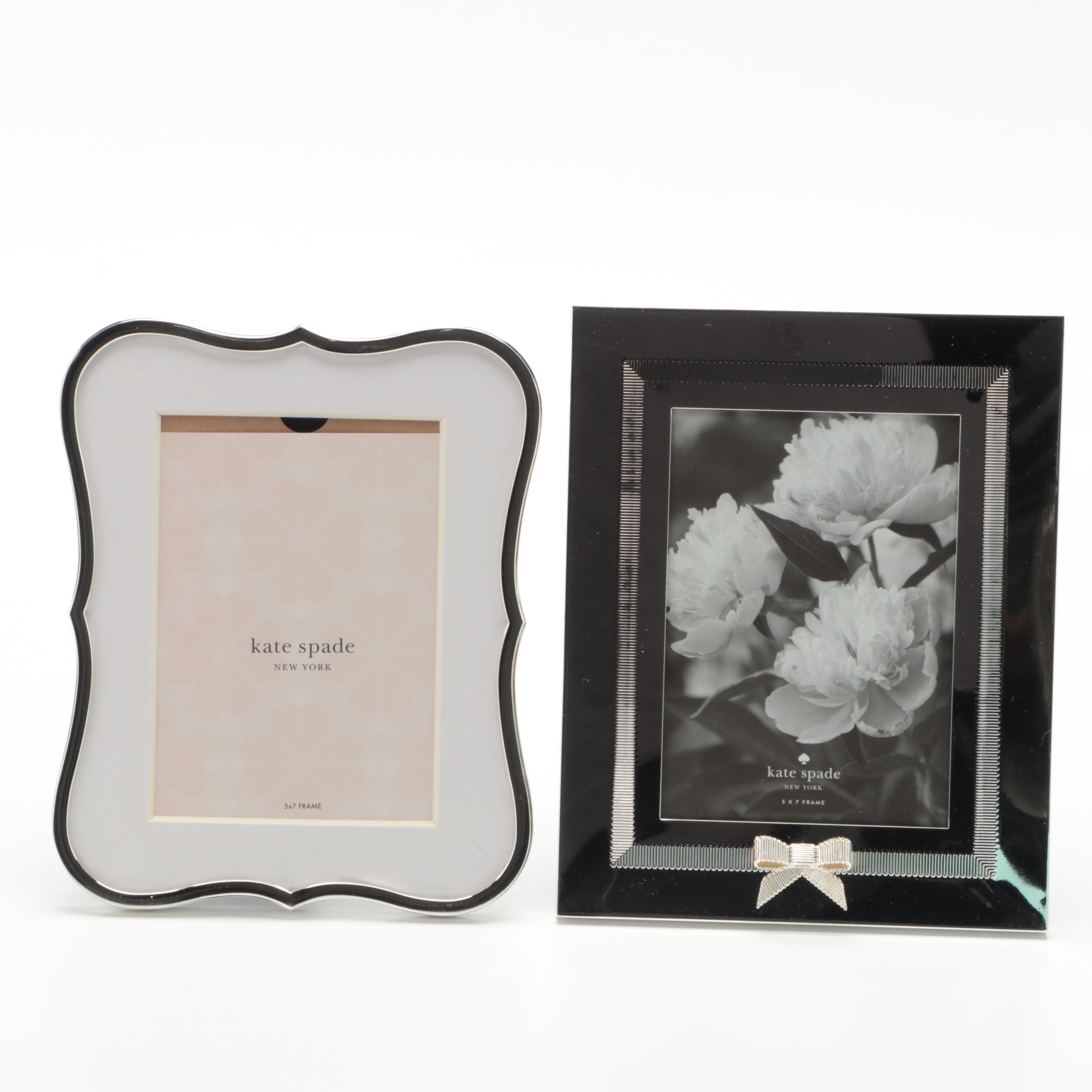 Kate Spade Bow Detail Silver Plate Frame with Assorted Frame Collection
