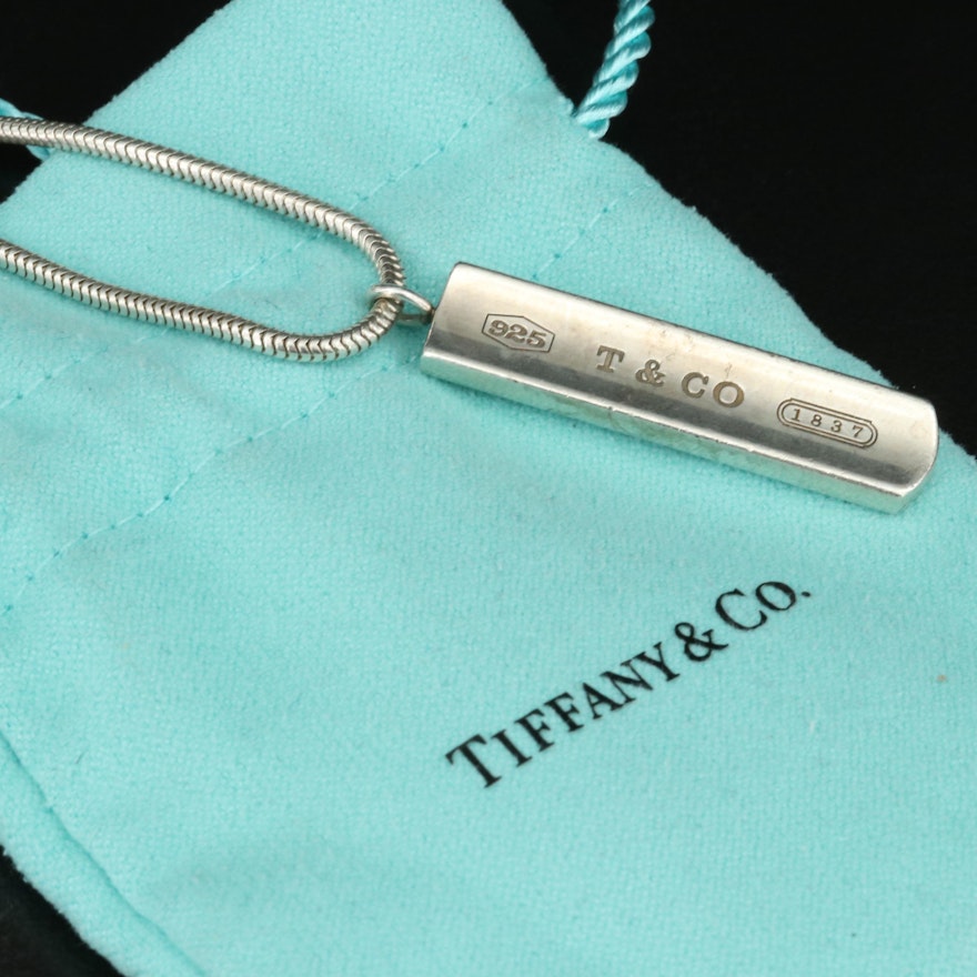Tiffany & Co. "1837" Sterling Pendant Necklace