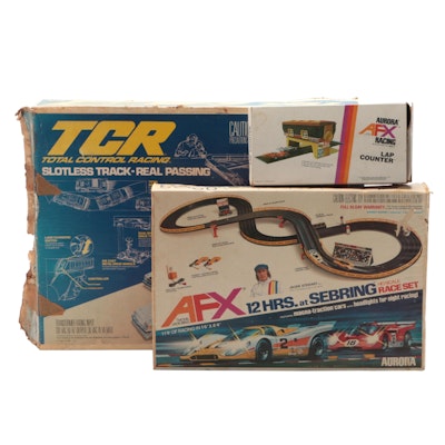 Aurora AFX Race Track with Total Control Racing Track, Late 20th Century