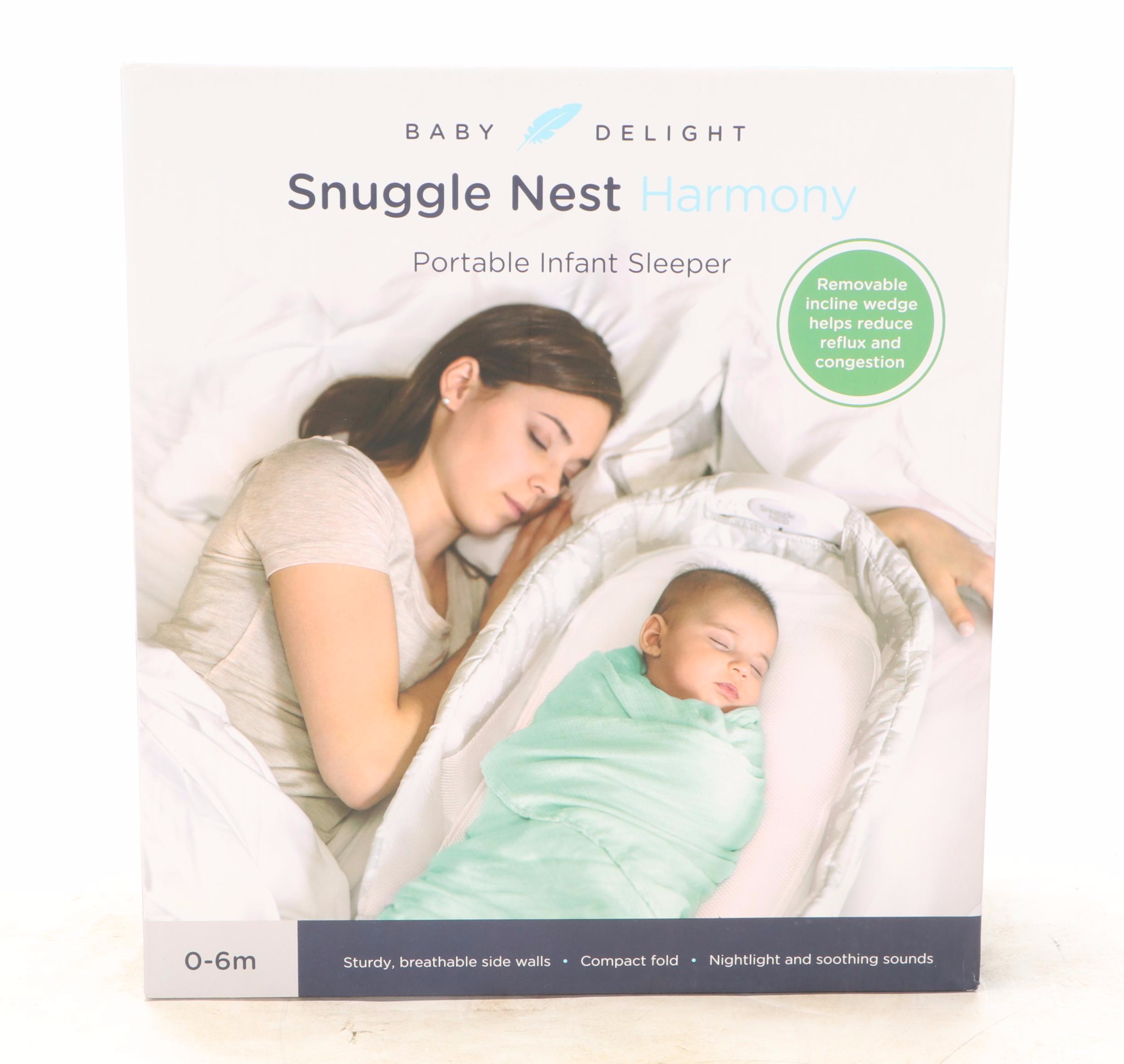 Baby Delight Snuggle Nest with Bottle Sterilizer and Ubbi Diaper Pail