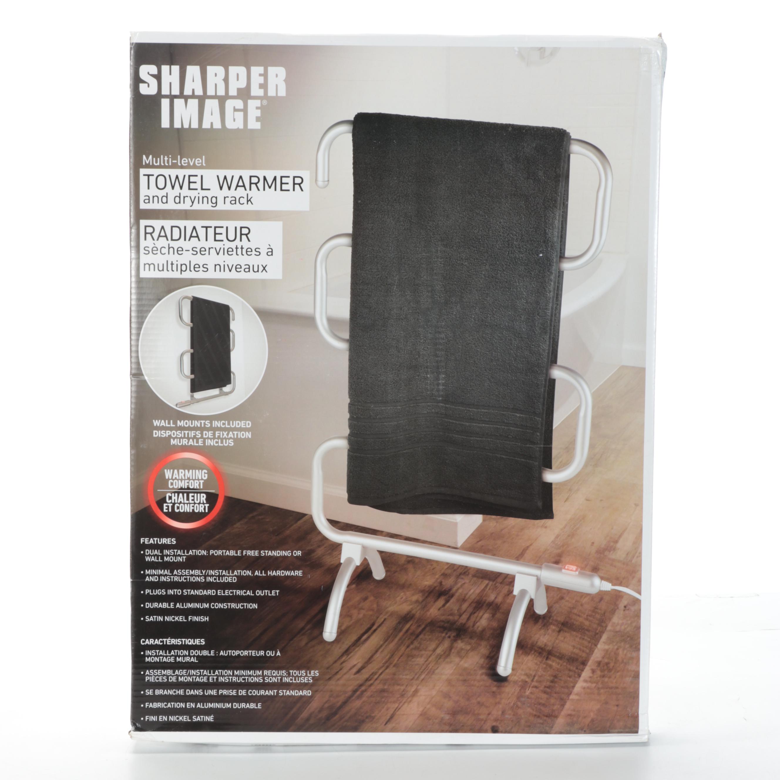 Sharper Image Towel Warmer with Moen Preston Towel Bar EBTH