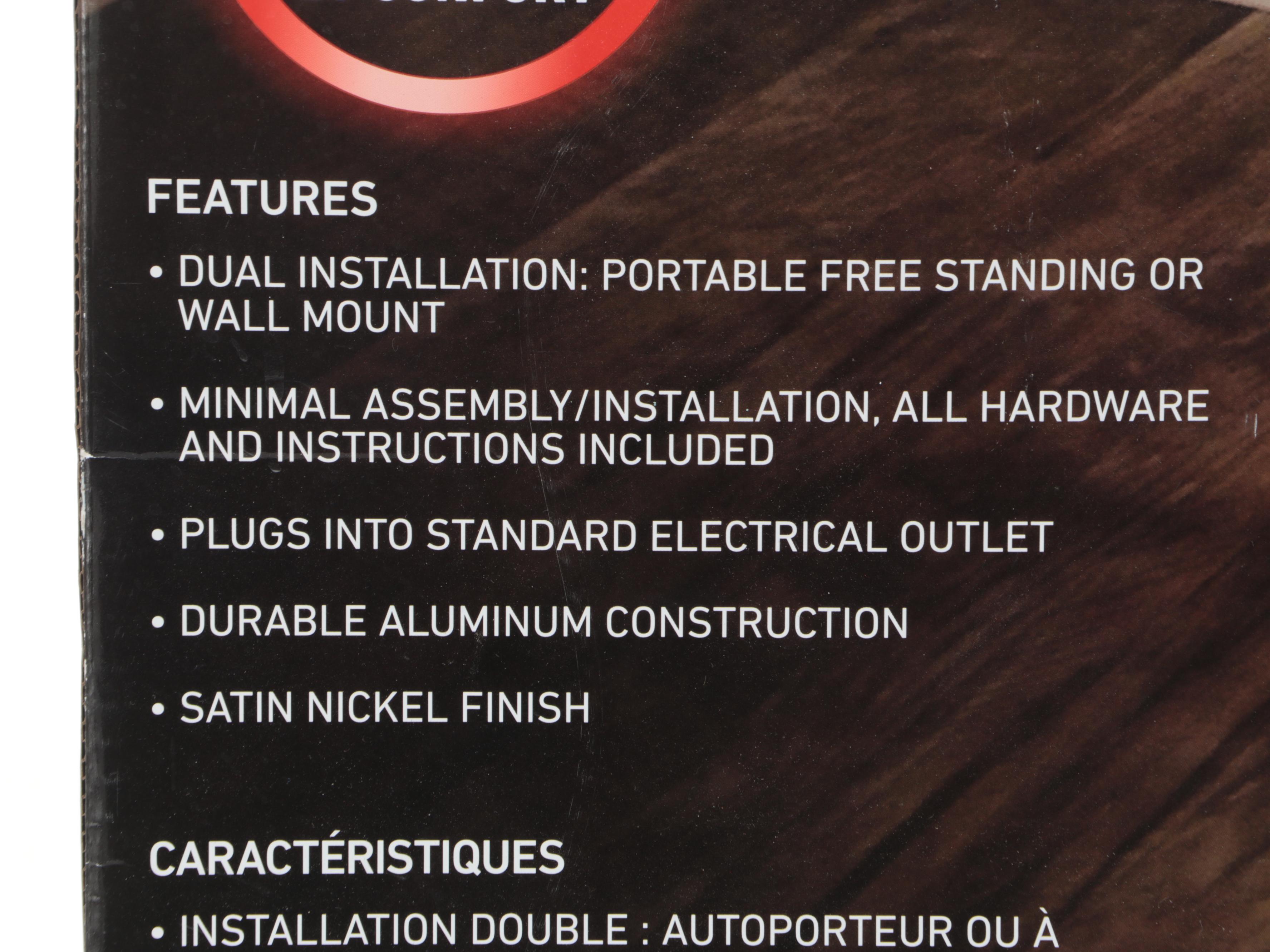 Sharper Image Towel Warmer with Moen Preston Towel Bar EBTH