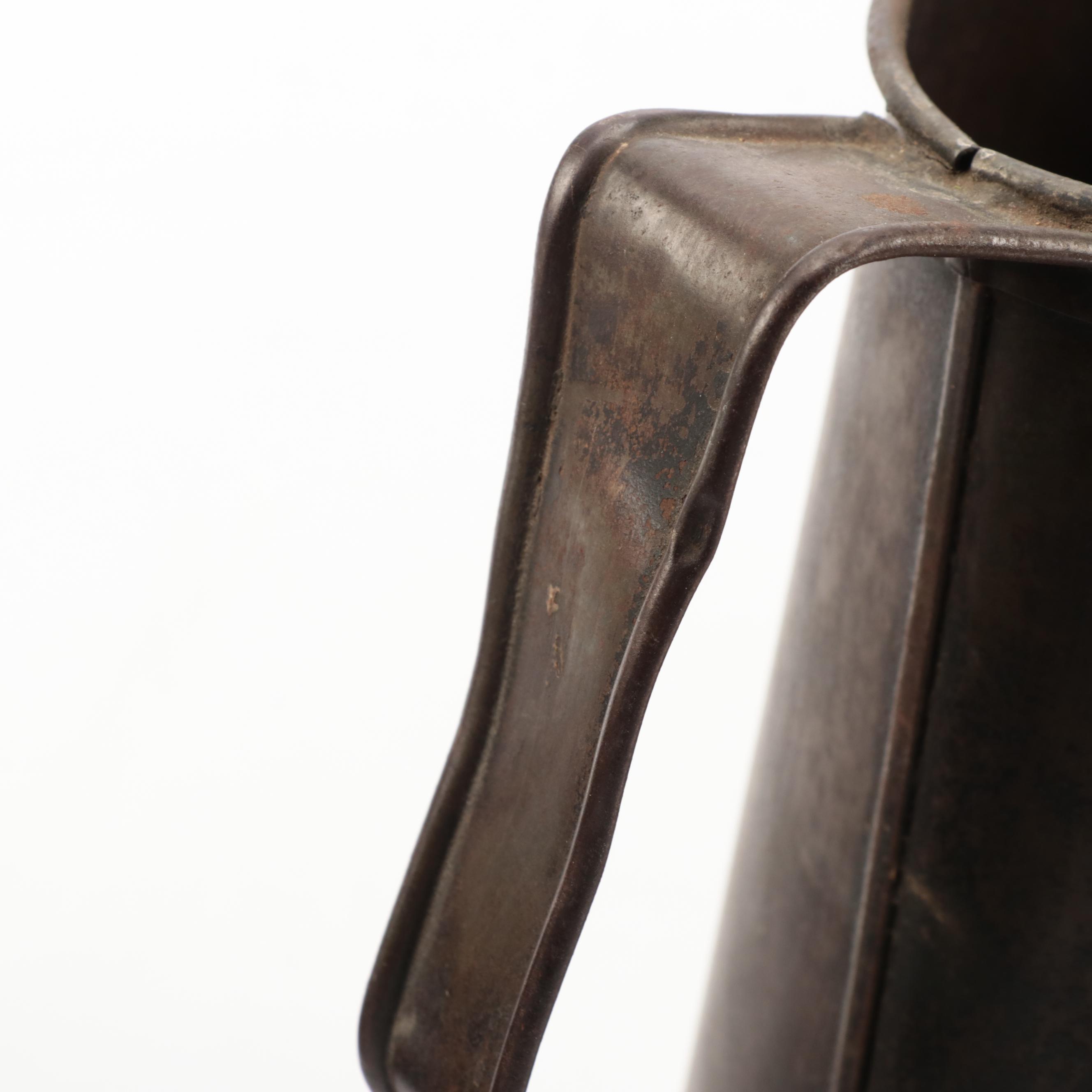 Copper Candle Wall Sconce with Charger and Other Primitive Décor EBTH