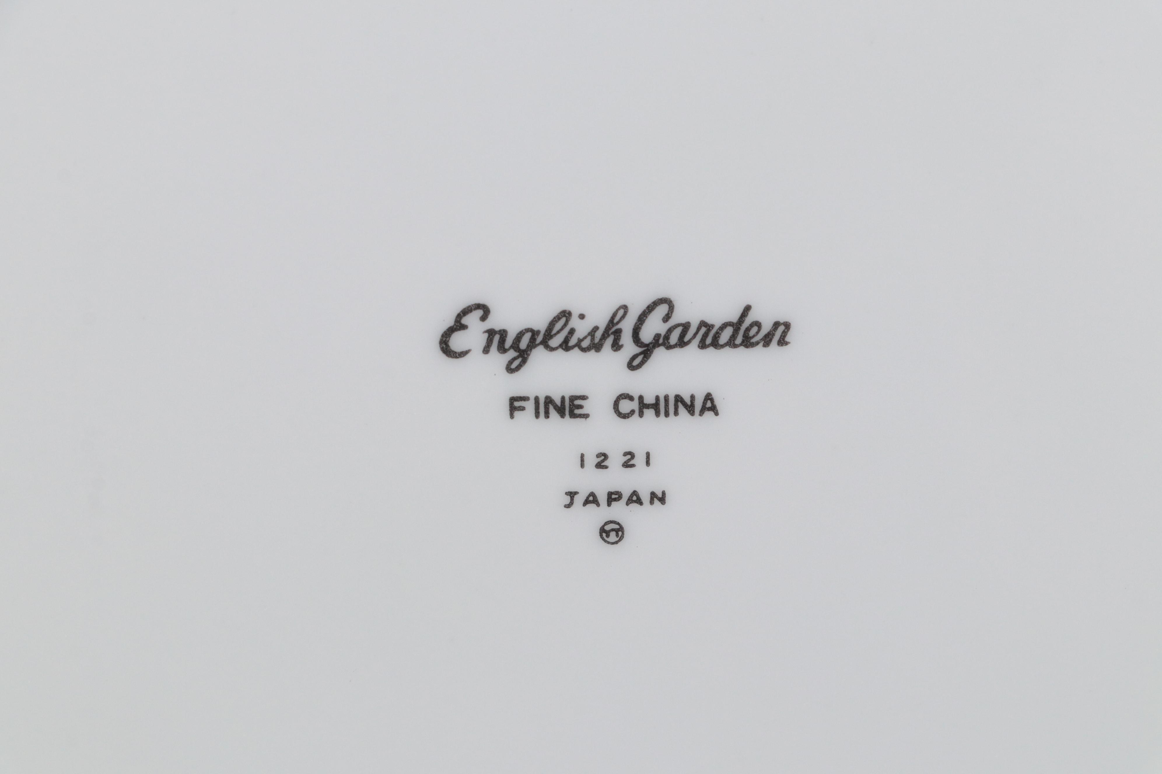 Fine China of Japan "English Garden" Porcelain Dinnerware EBTH