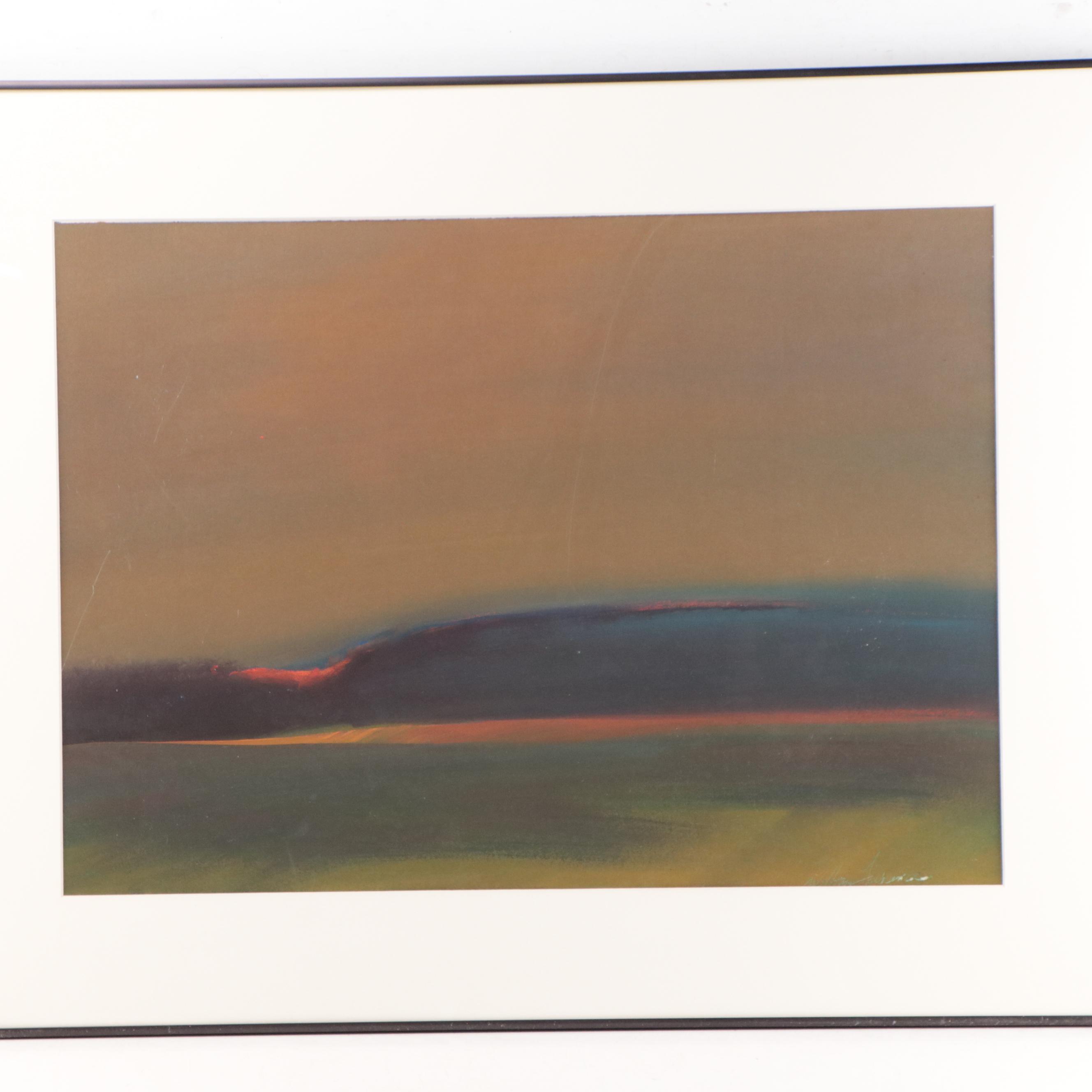 Abstract Mixed Media Drawing EBTH