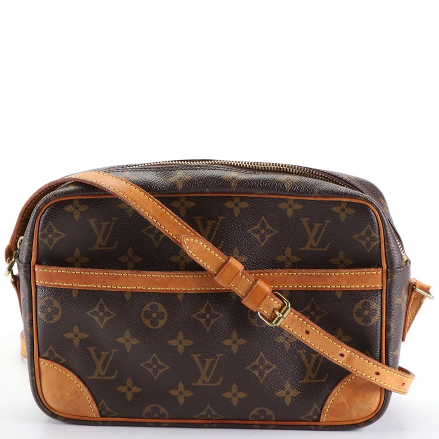 Louis Vuitton Trocadéro 27 Crossbody Bag in Monogram Canvas and Vachetta Leather