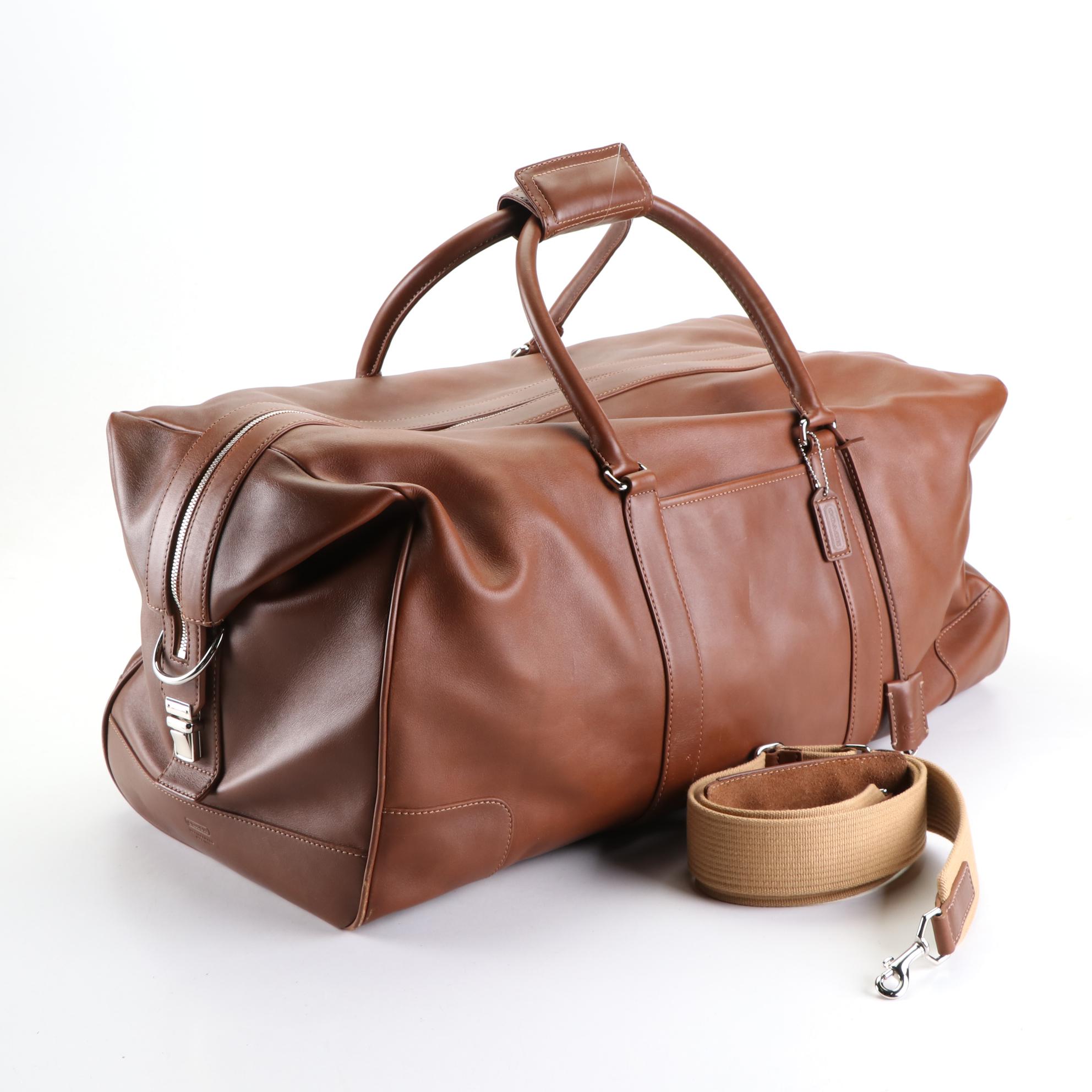 Coach Factory Large Cabin Duffle Bag in Brown Leather EBTH