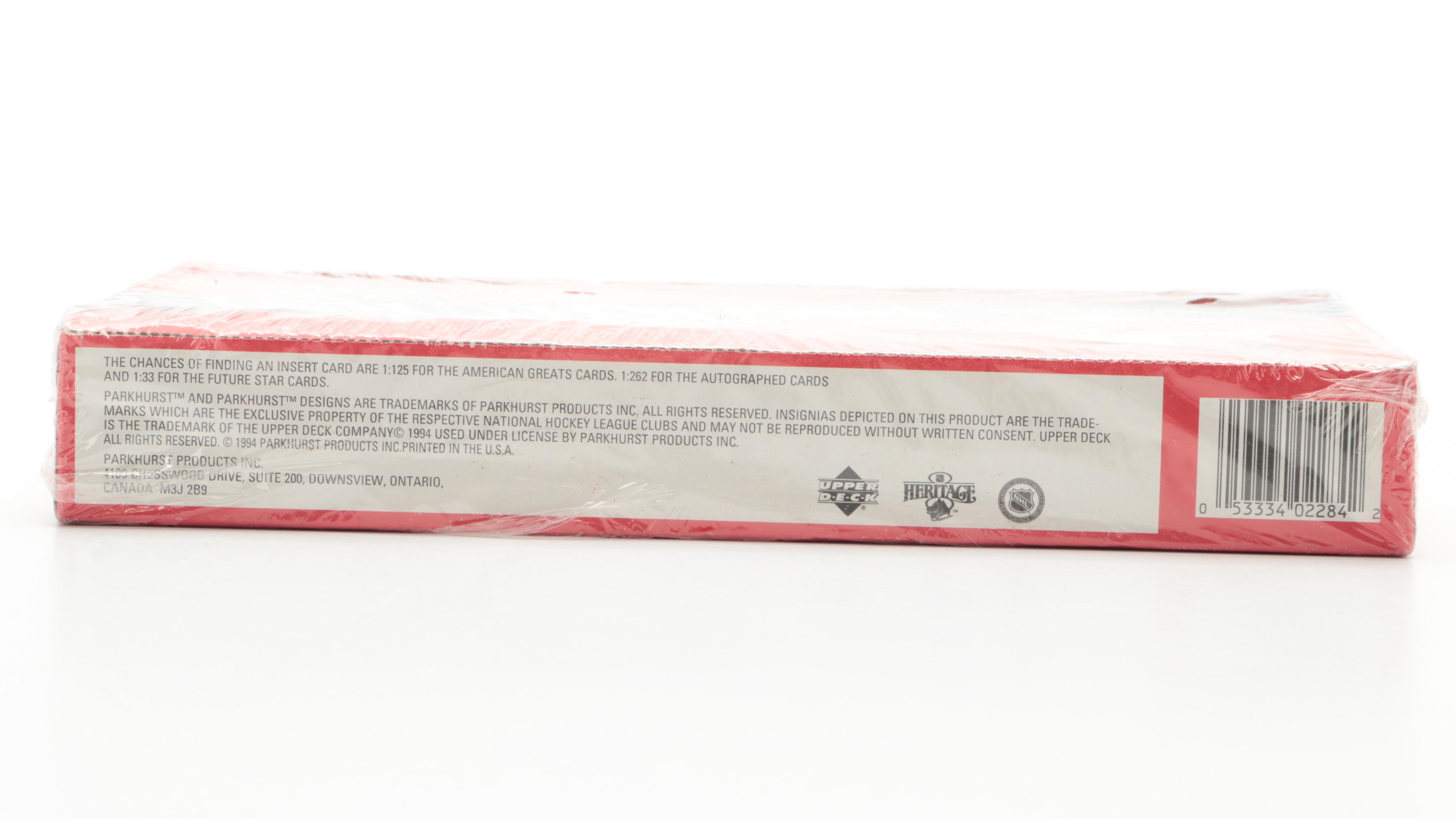 19561957 Parkhurst Reprint Sealed Hockey Cards Box EBTH