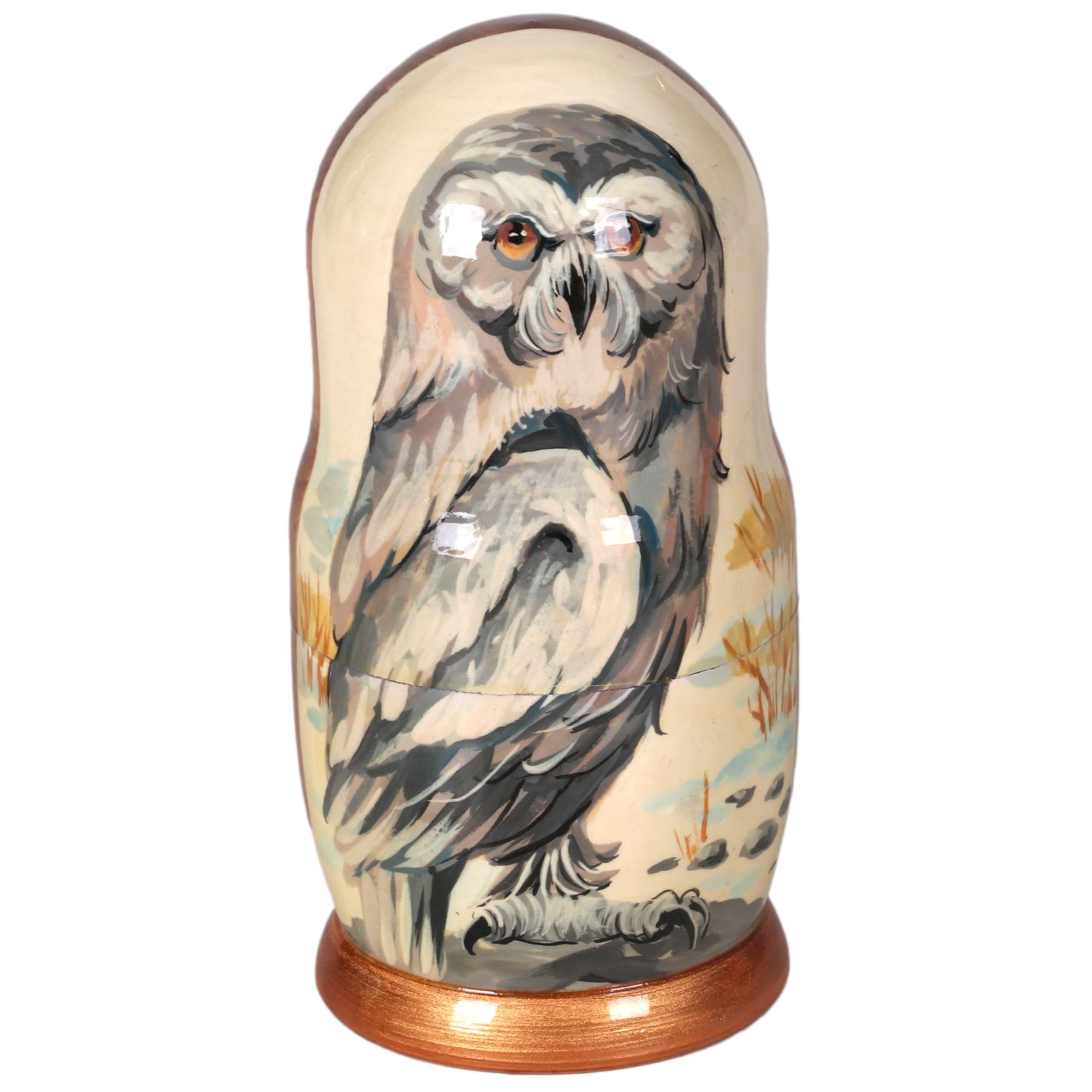 Russian Owl Matryoshka Nesting Doll EBTH