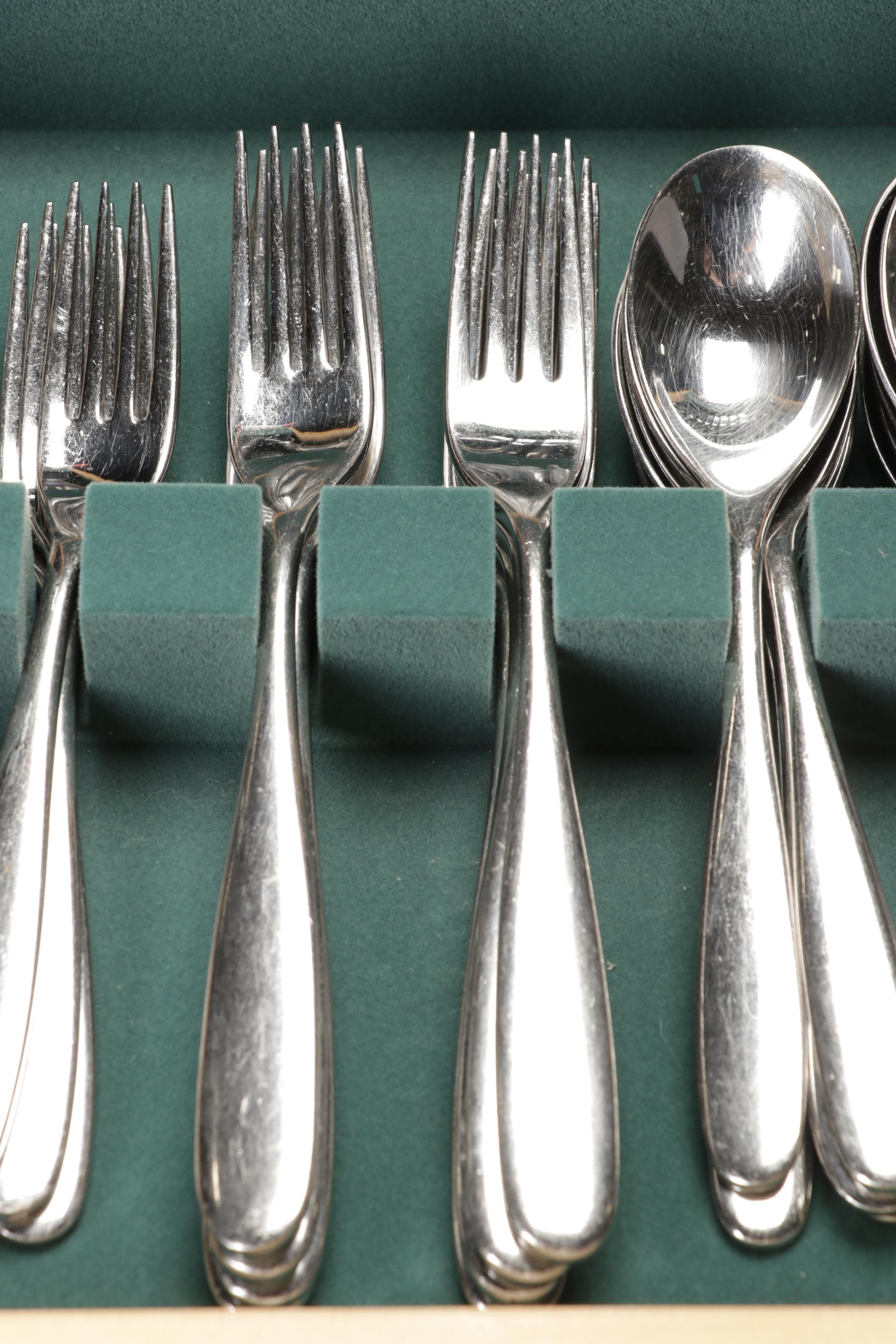 Robert Welch "Stanton" Stainless Steel Flatware Set for Six EBTH