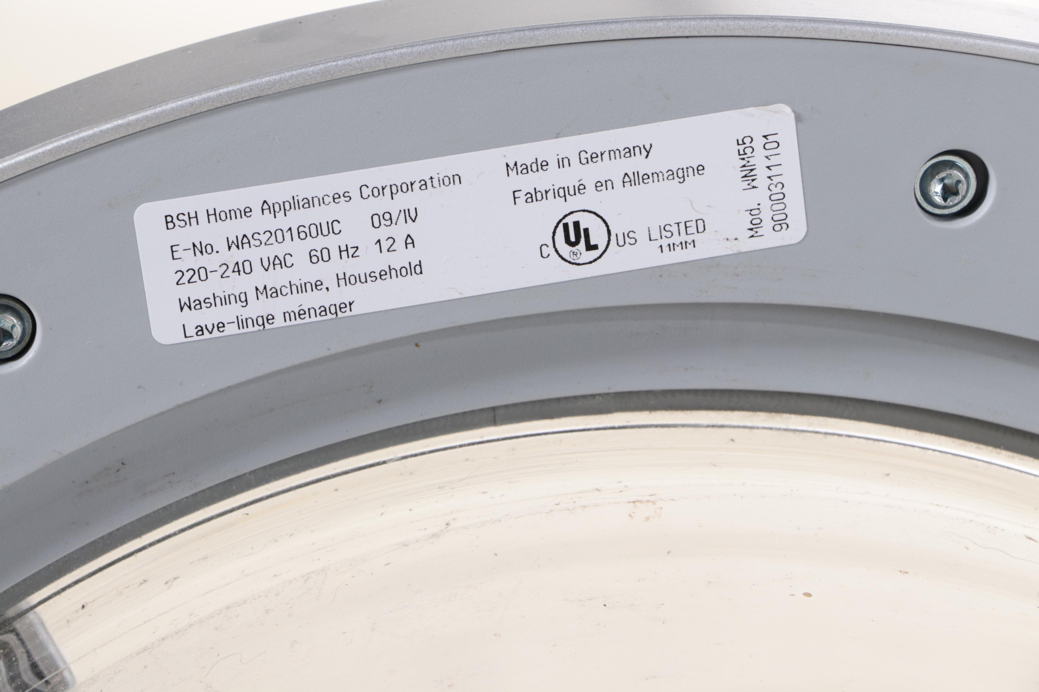 Bosch Axxis White Stacking Washer and Dryer EBTH