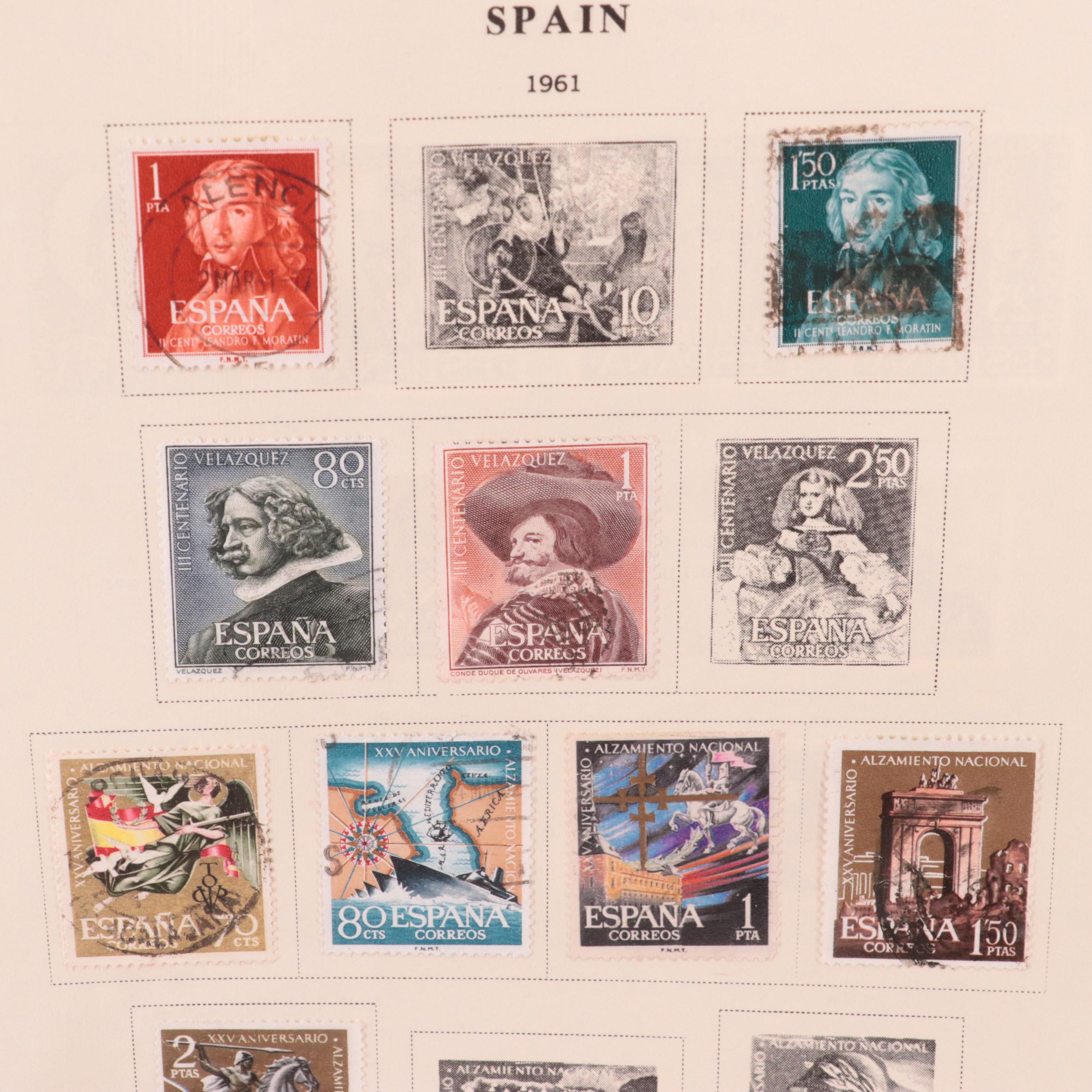 Postage Stamp Collection of World Stamps EBTH