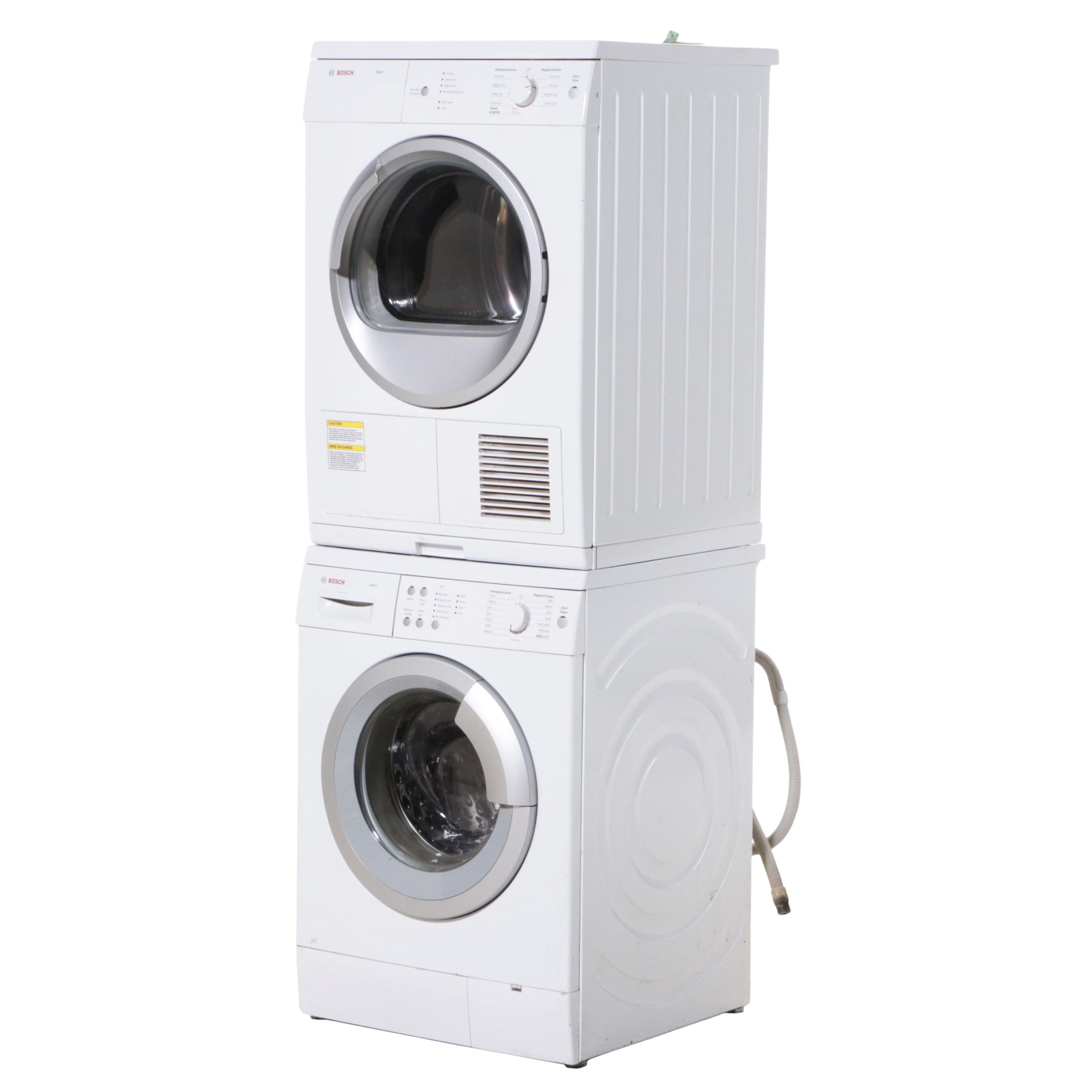Bosch Axxis White Stacking Washer and Dryer EBTH