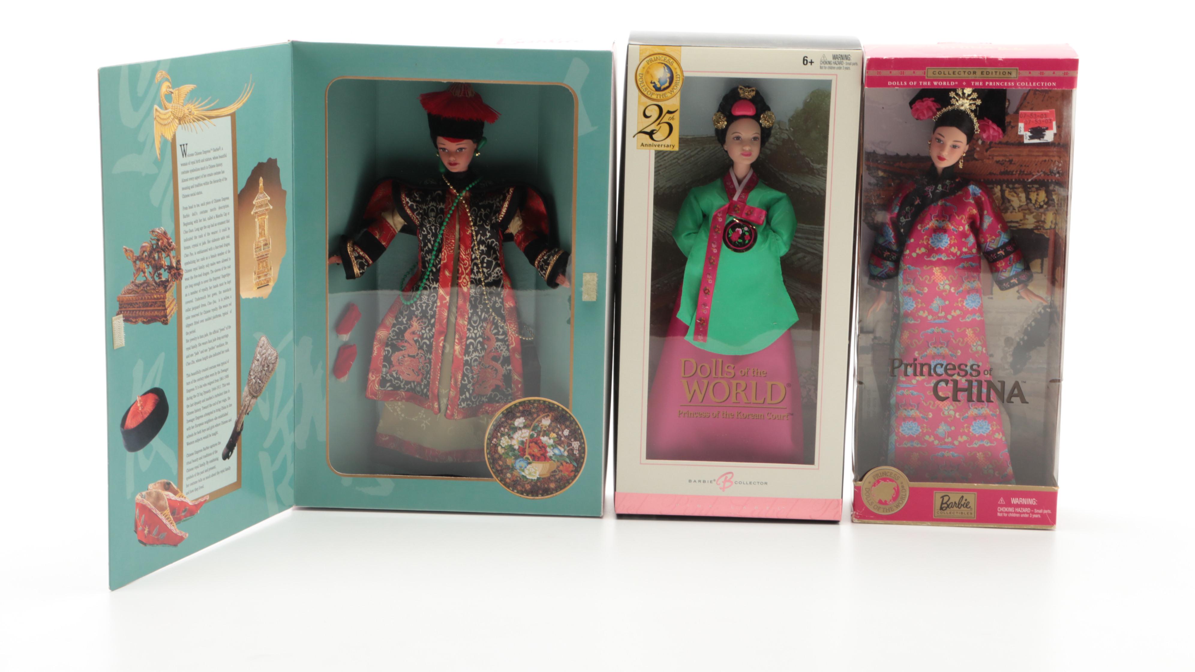 Chinese Empress Barbie and Other Collector Edition Dolls of The World Barbies | EBTH