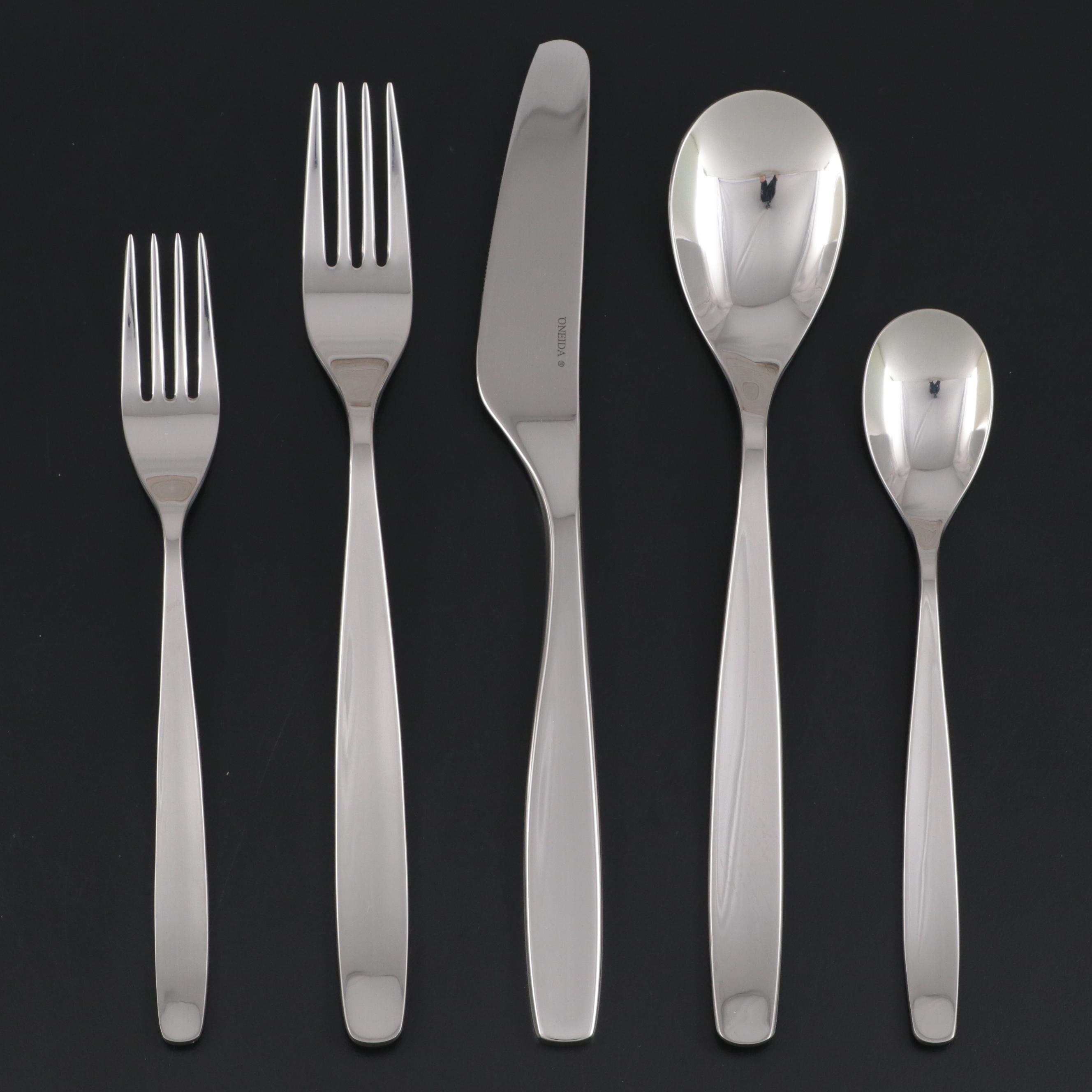 Oneida "Naturally Norwegian" Stainless Steel Flatware EBTH