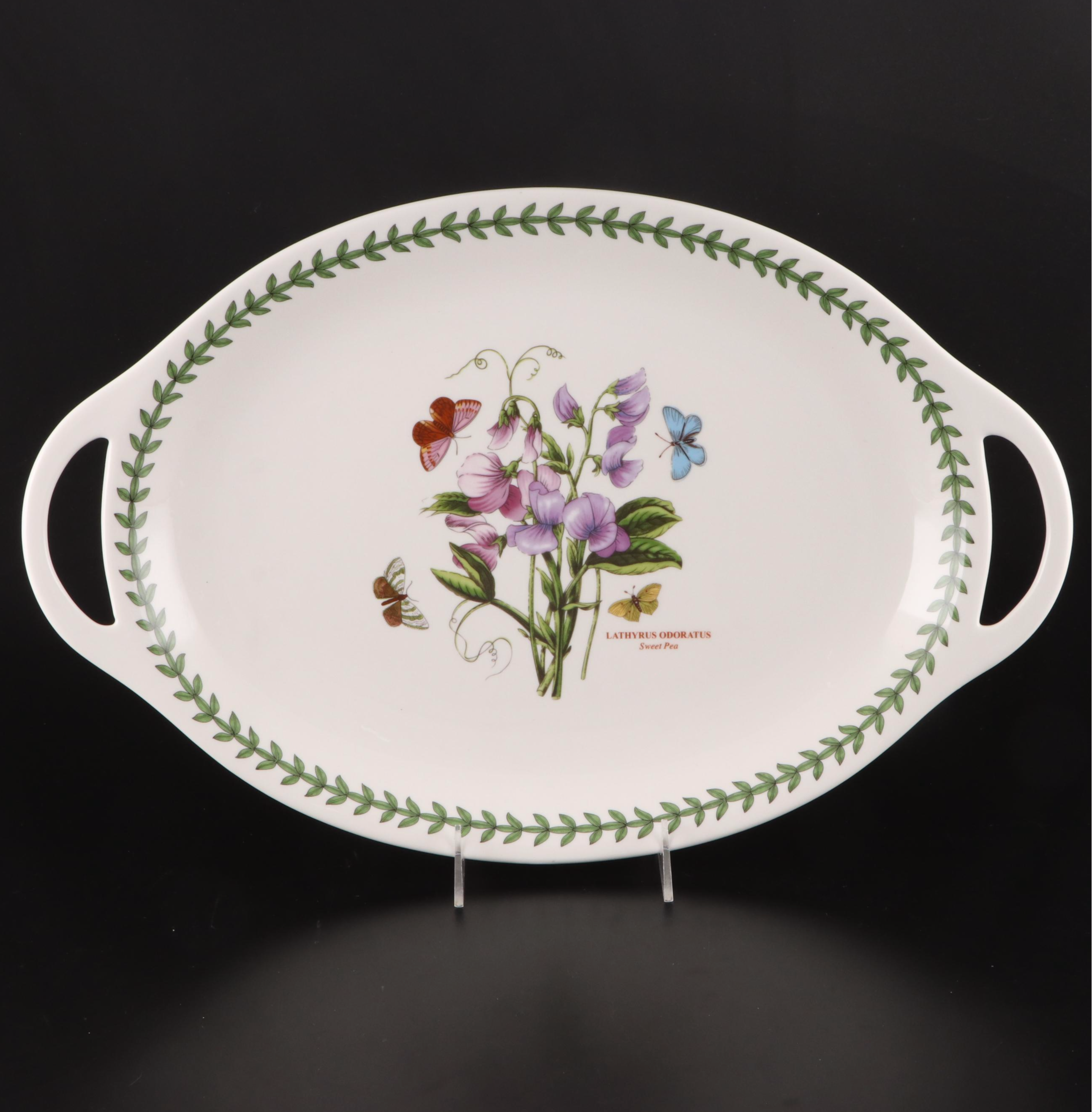 Portmeirion "Botanic Garden" Ceramic Platter with More Serveware EBTH