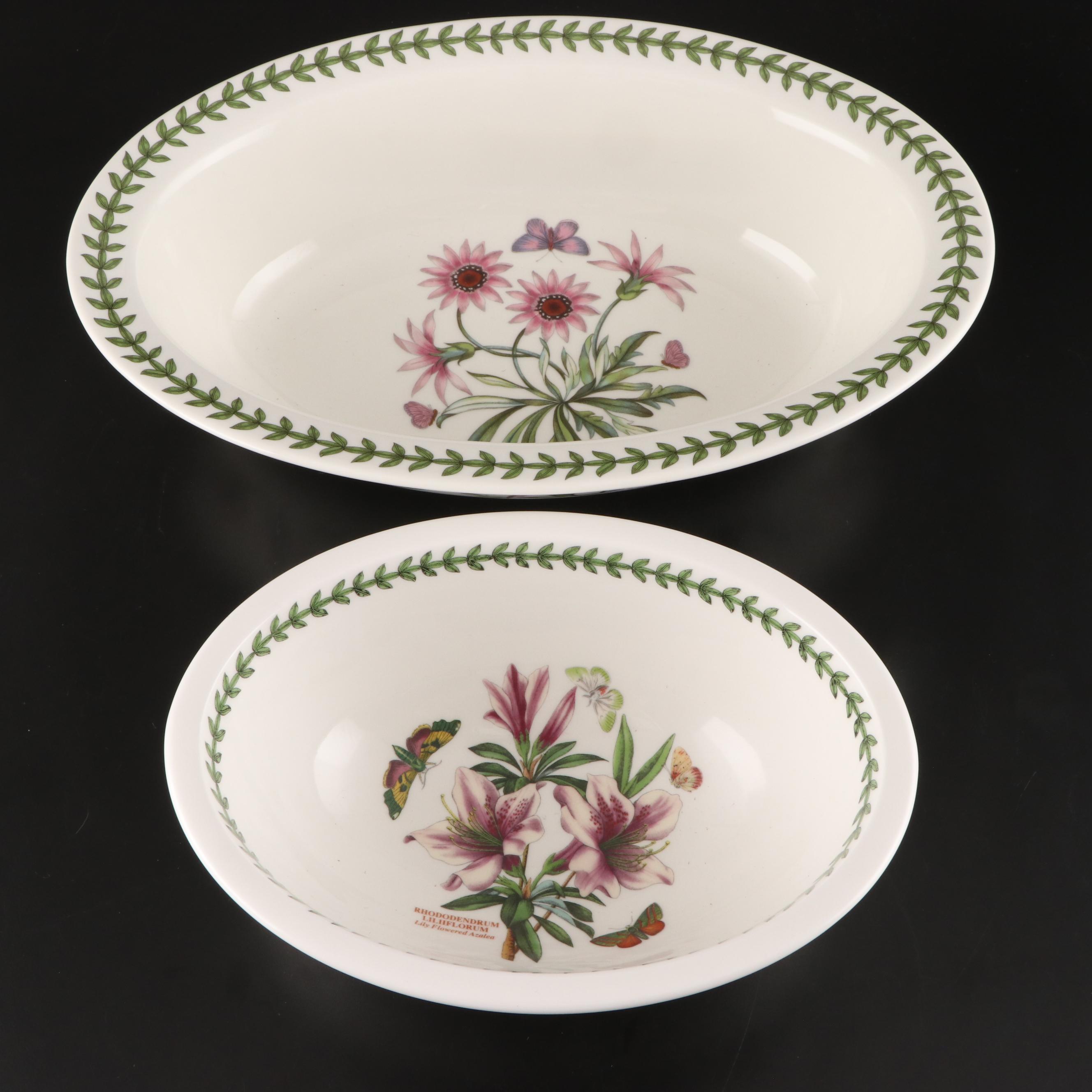 Portmeirion "Botanic Garden" Ceramic Platter with More Serveware EBTH