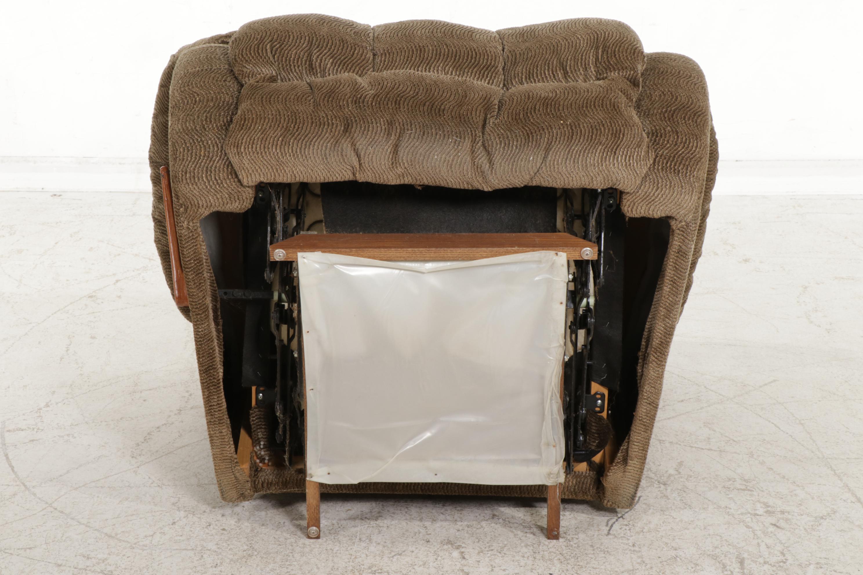 Dutchman Furniture Chenille Upholstered Overstuffed Recliner EBTH