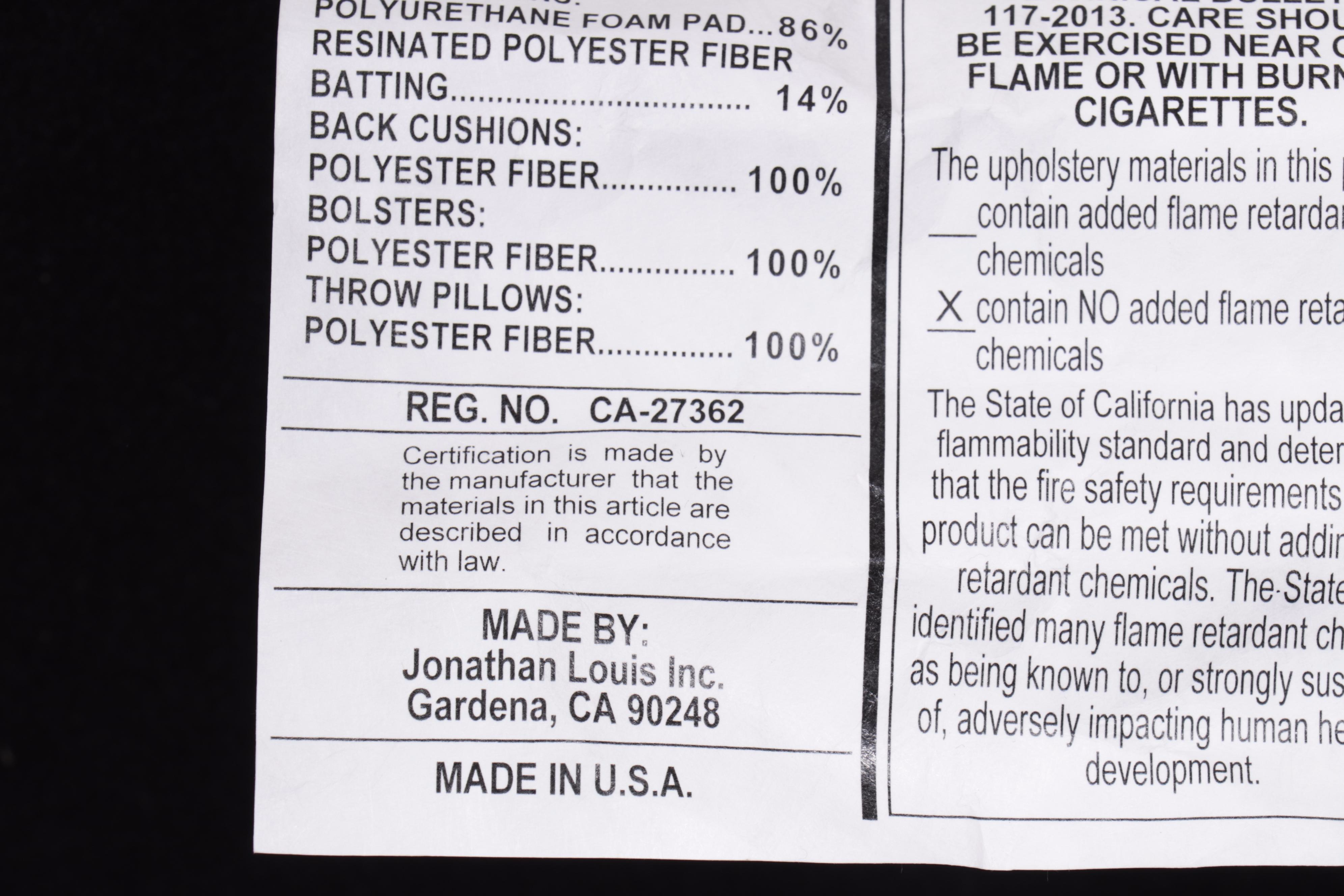 Jonathan Louis for Z Gallerie "Luka" Microfiber SixPiece Sectional