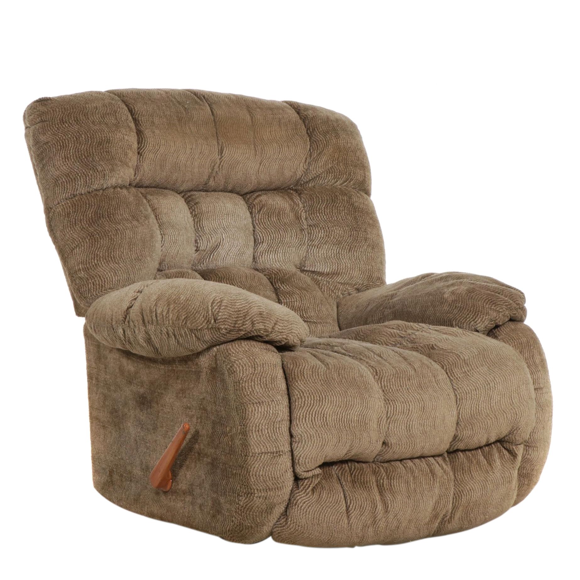 Dutchman Furniture Chenille Upholstered Overstuffed Recliner EBTH