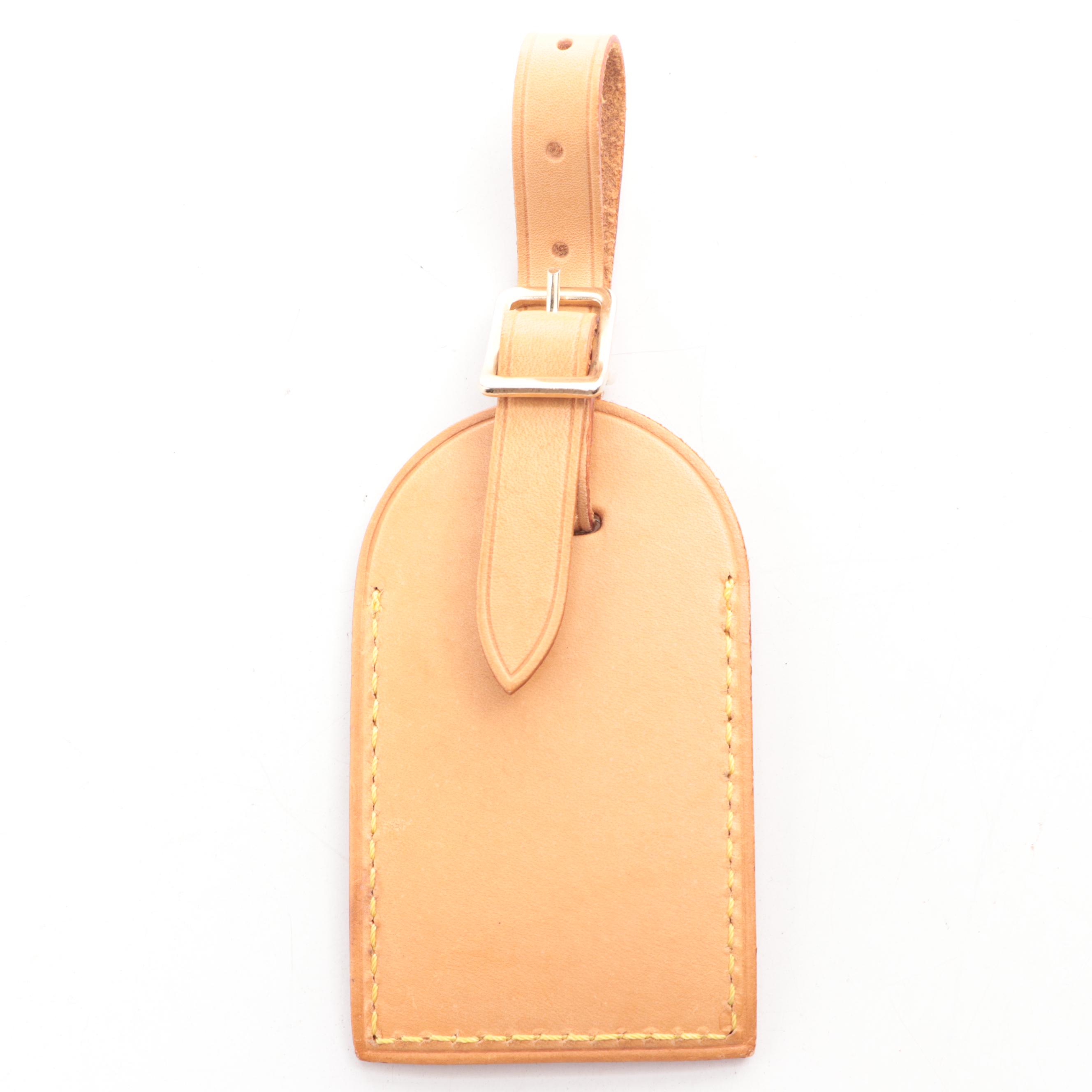 Louis Vuitton Luggage Tag in Vachetta Leather EBTH