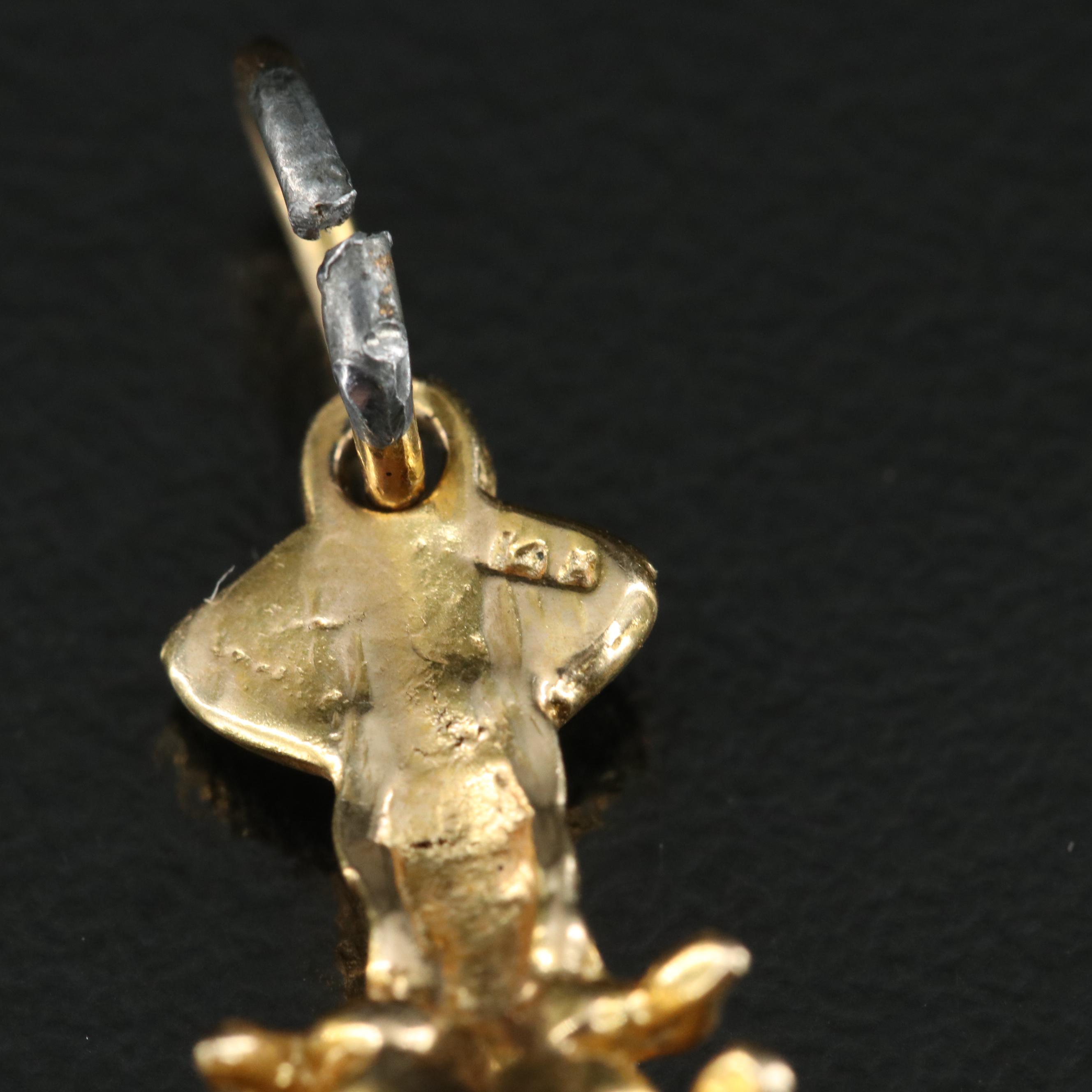 14K Lobster with Articulated Claws Charm EBTH