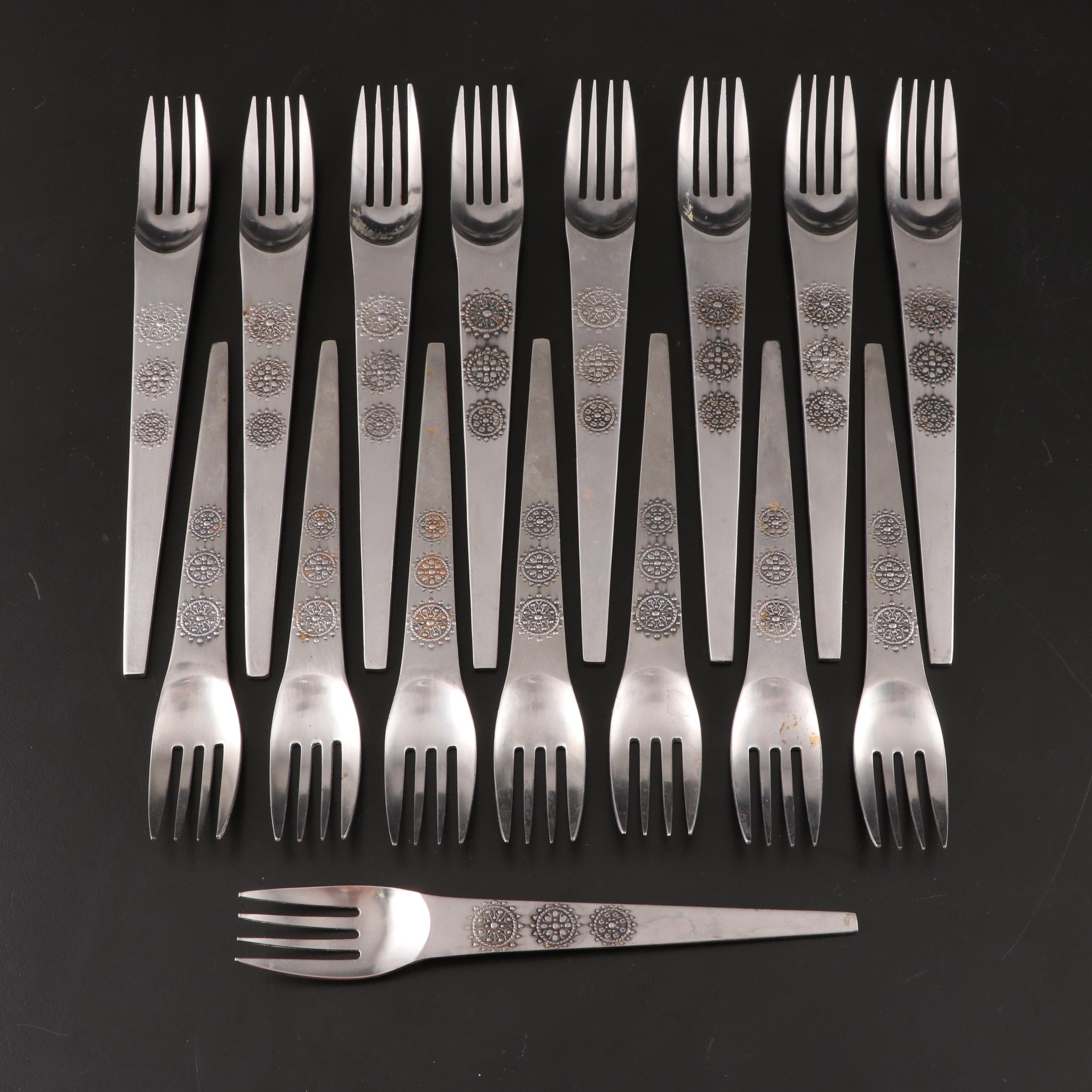 National Stainless Steel "San Moritz" Flatware EBTH
