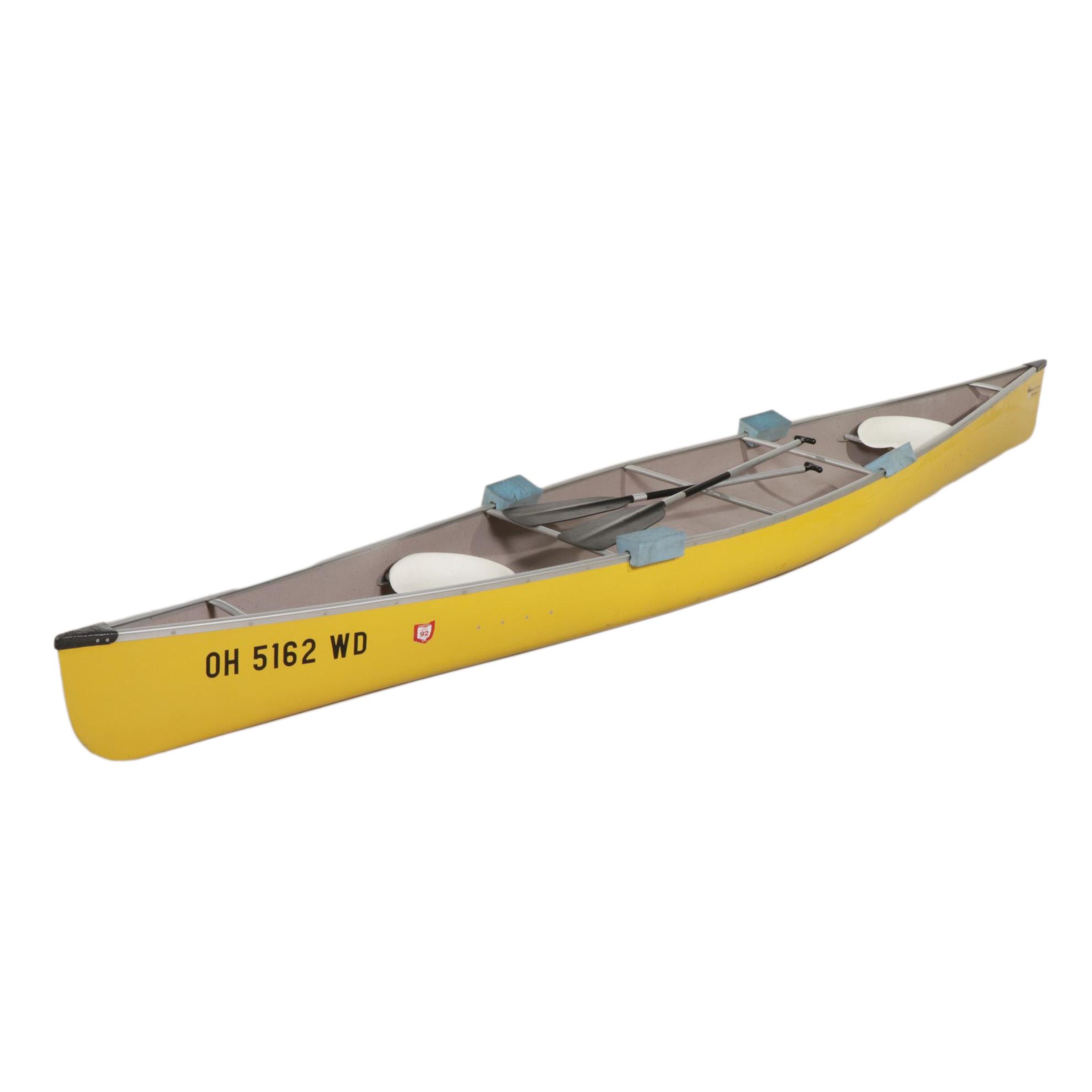 Wenonah Jensen Designed 17' Fiberglass Canoe, c. 1975 EBTH