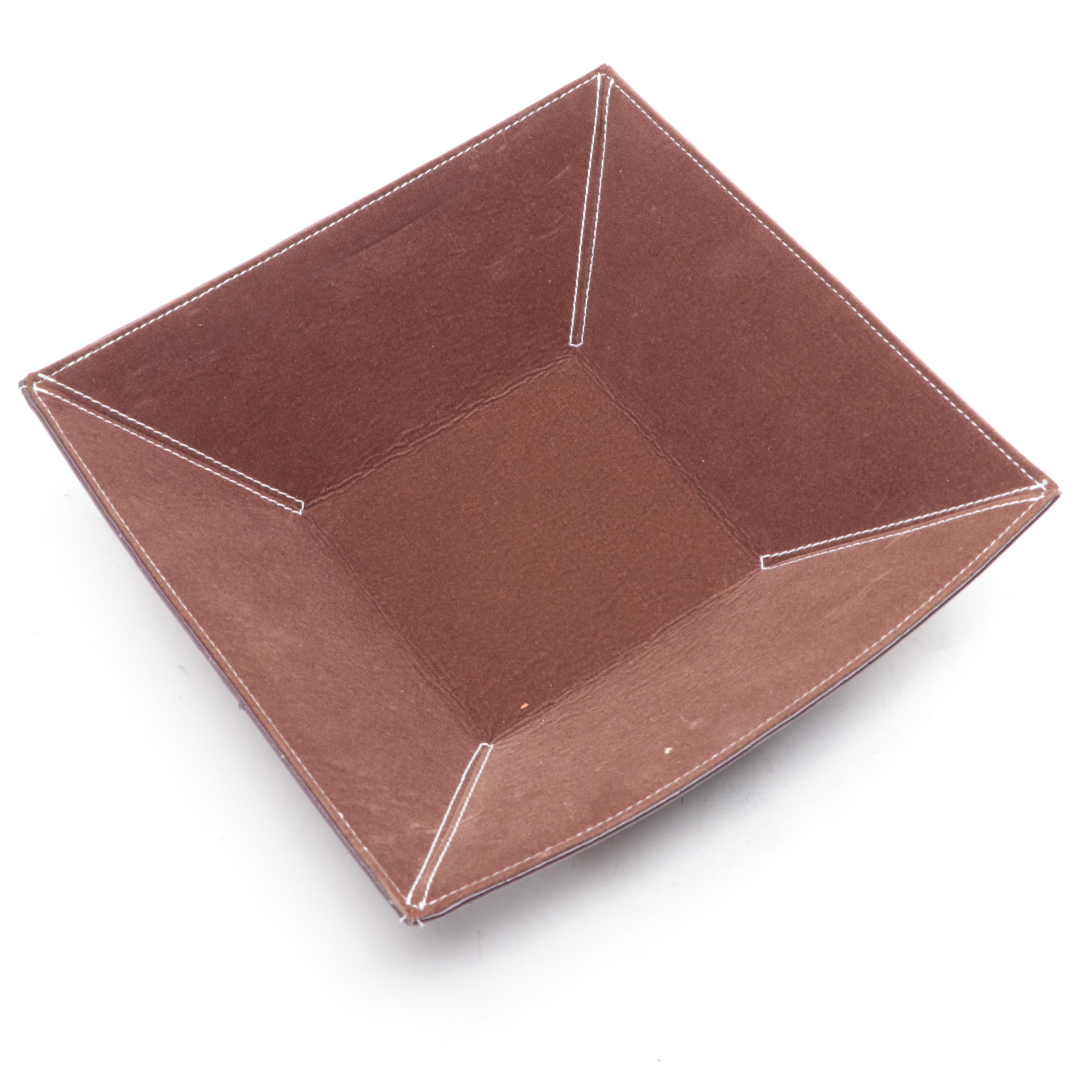 Faux Ostrich Travel Watch Cases and GemPak Faux Leather Vanity Tray EBTH