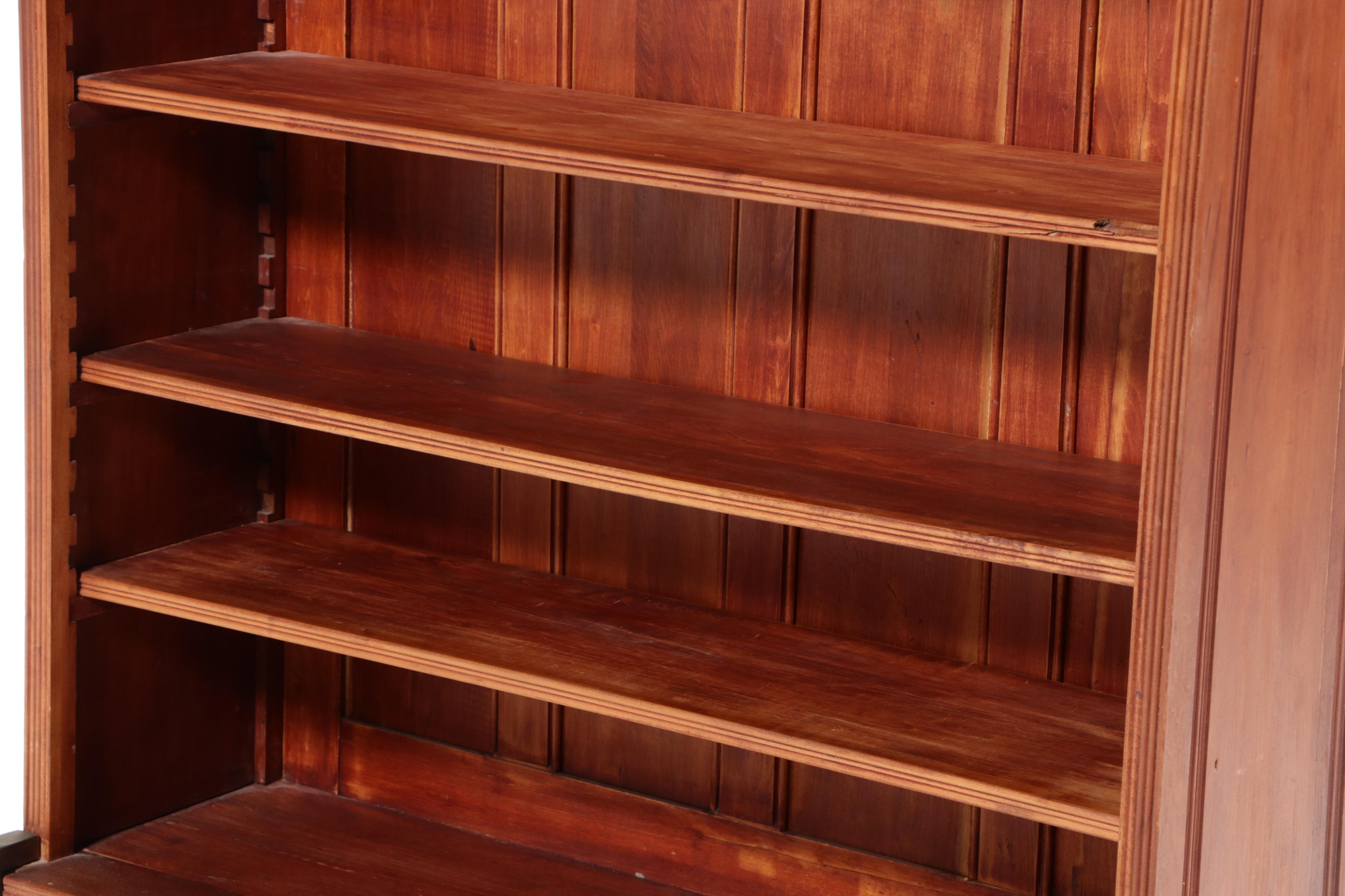 Victorian Cherrywood Bookcase, Late 19th Century EBTH