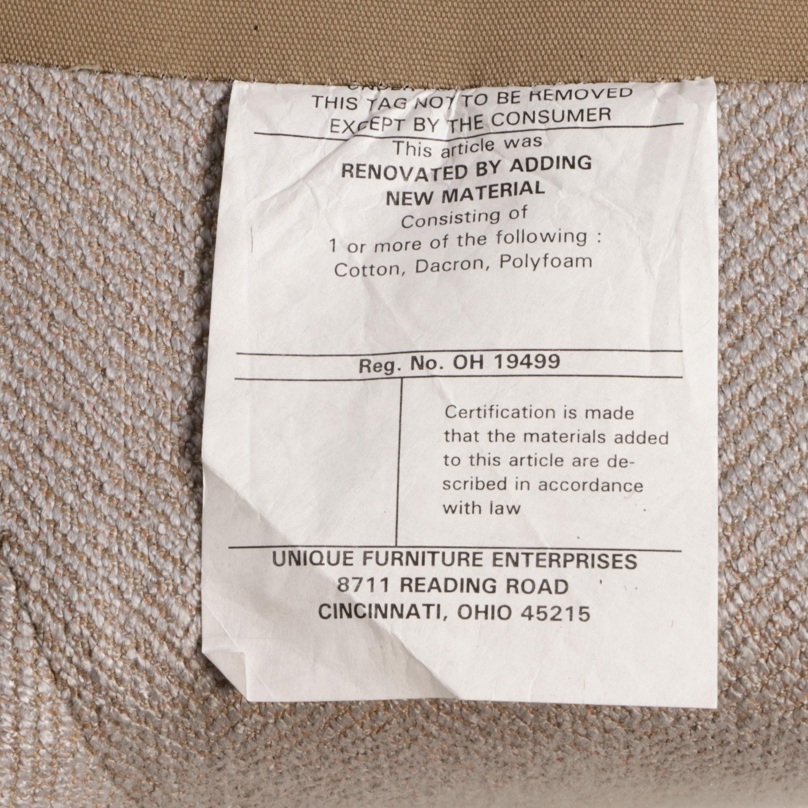 Unique Furniture Enterprise Sectional Sofa EBTH