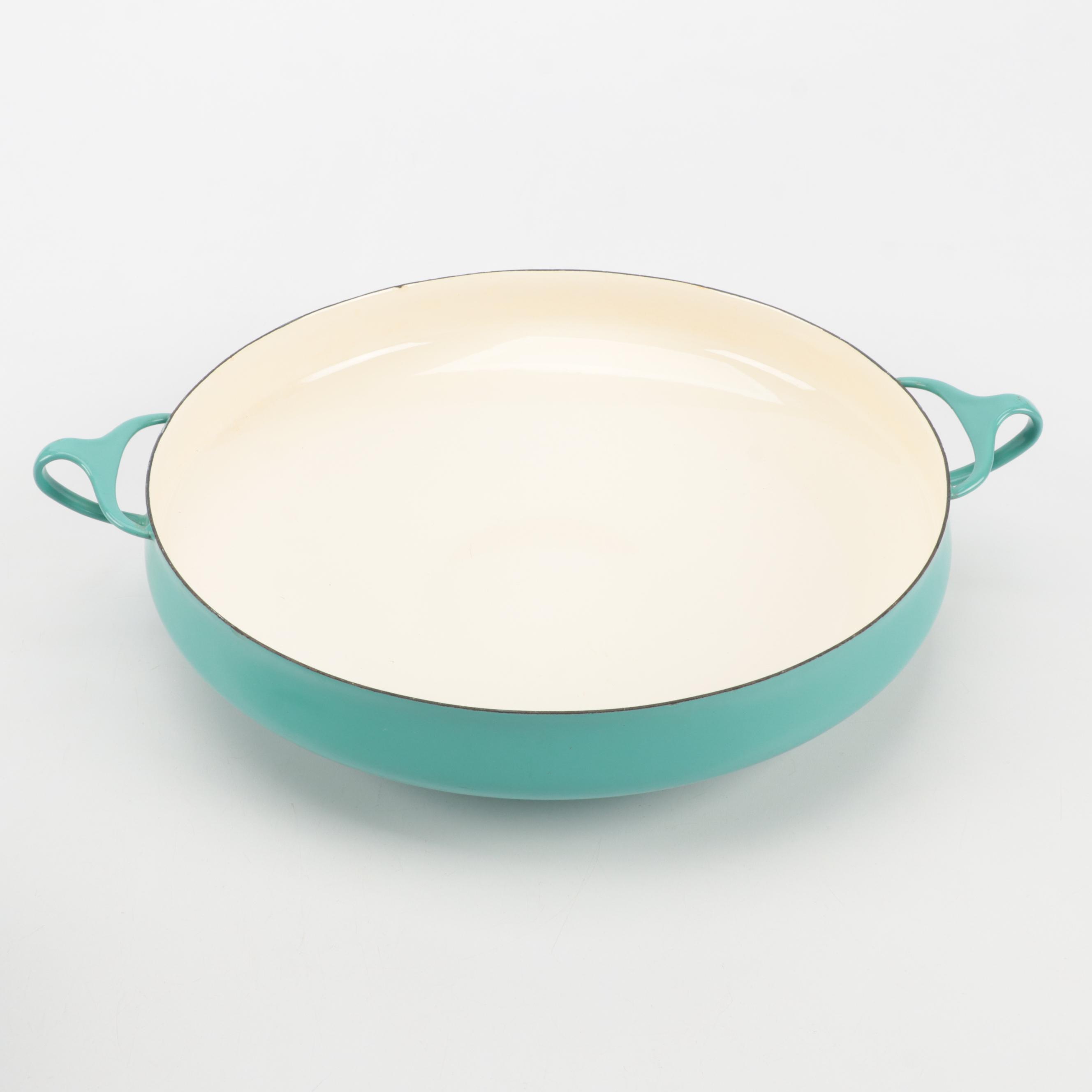 Danish Modern Dansk "Kobenstyle" Teal Enameled Pots and Pans EBTH