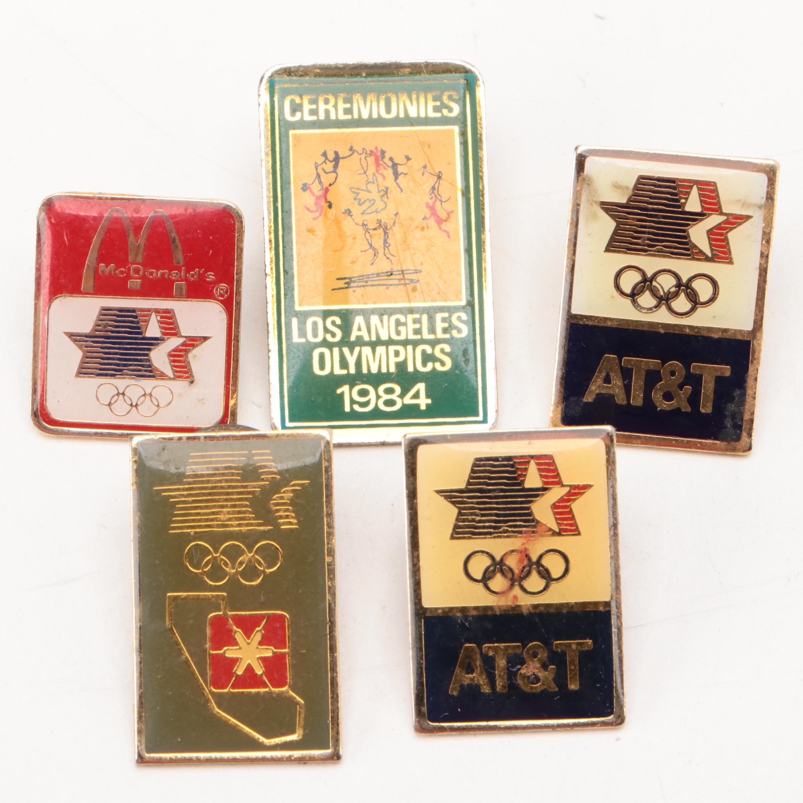 19992000 Atlanta Hawks Inaugural Season and Olympic Games Pins EBTH