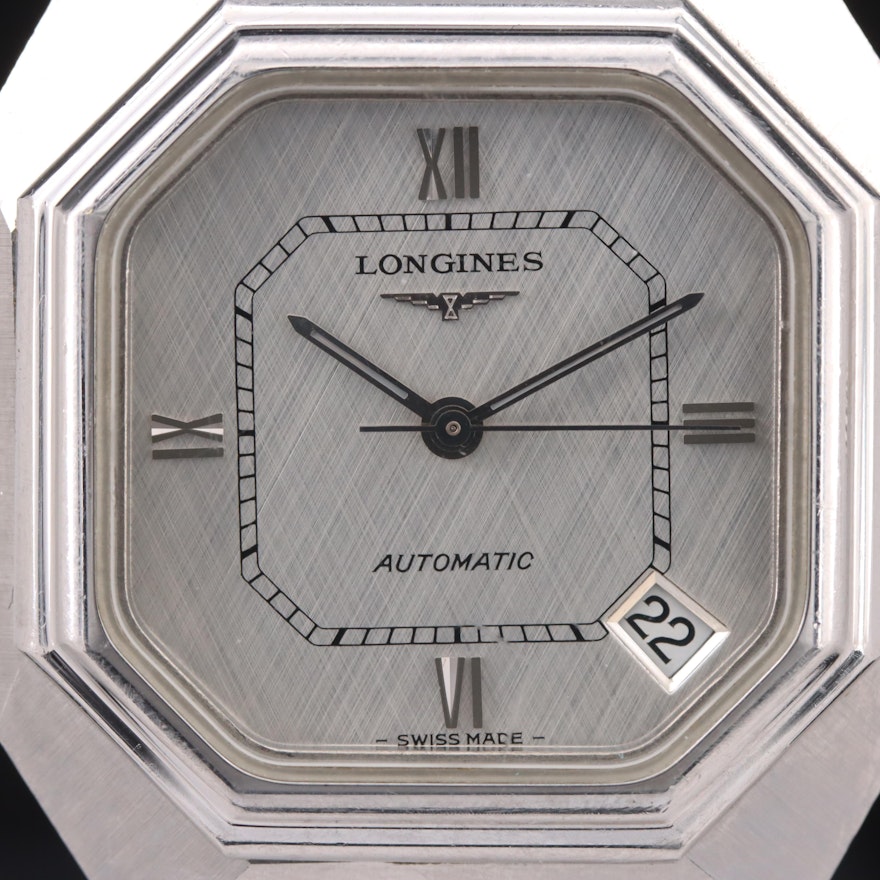 Longines Octagonal Automatic Wristwatch | EBTH