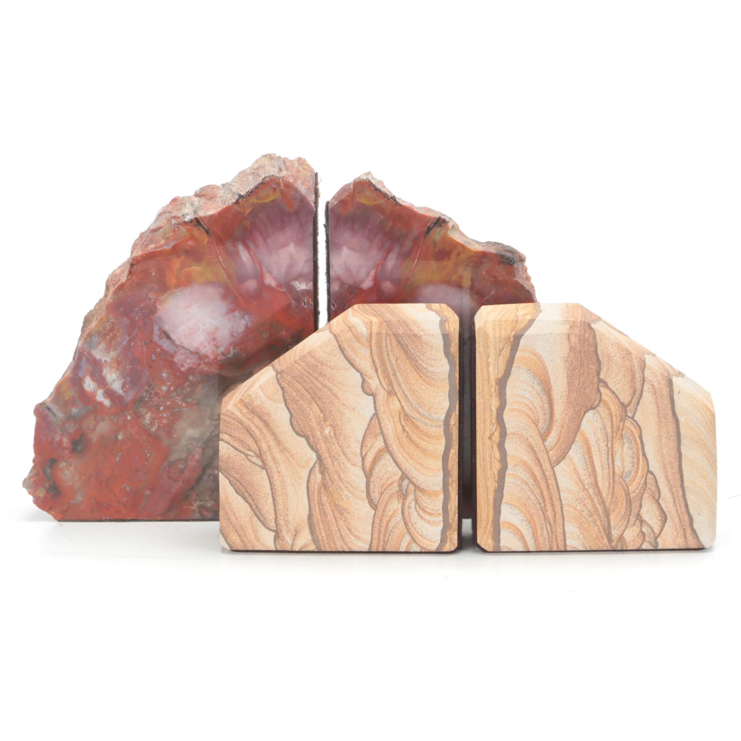 Kanab Wonderstone Sandstone and Agatized Petrified Wood EBTH