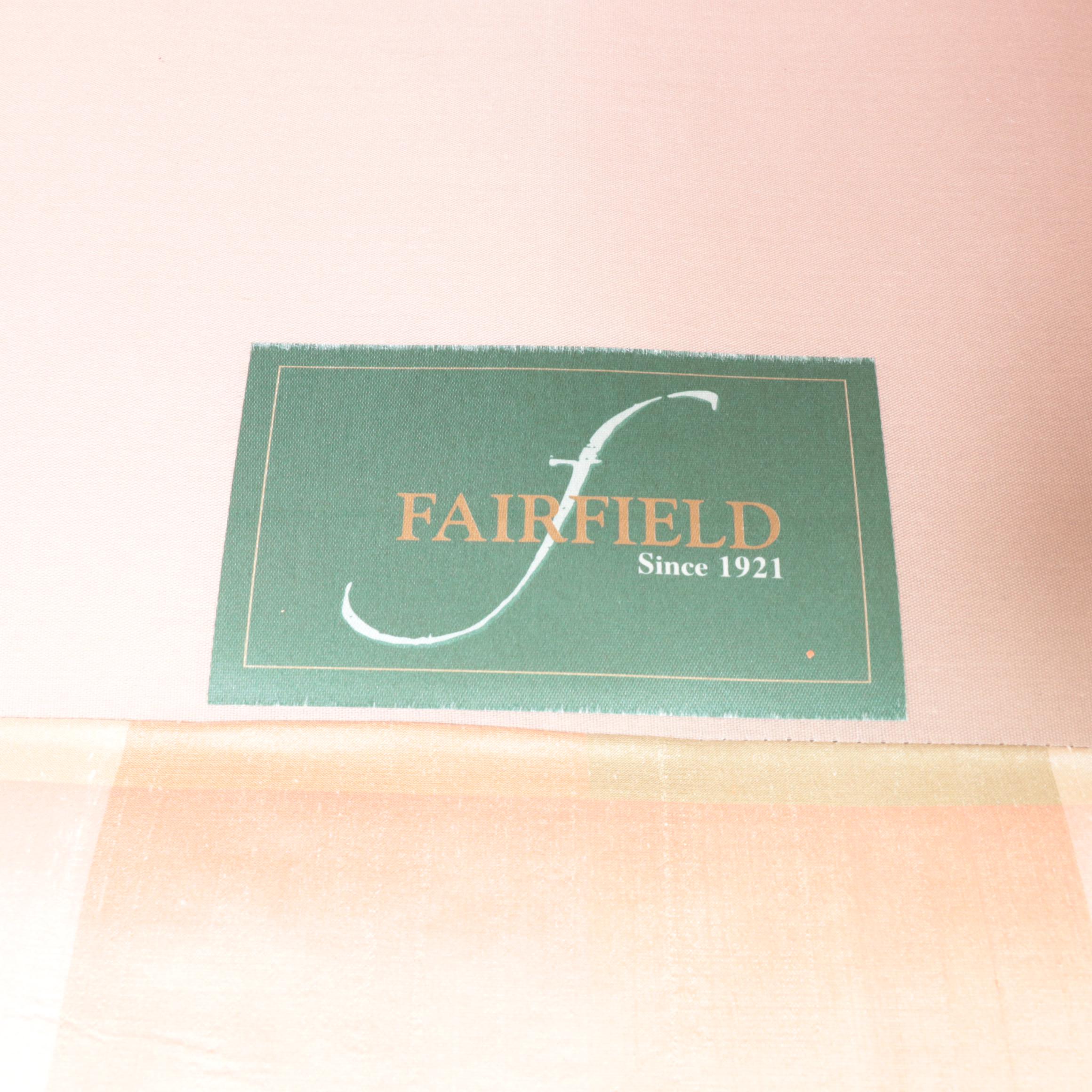 Fairfield CustomUpholstered Easy Armchair and Ottoman EBTH