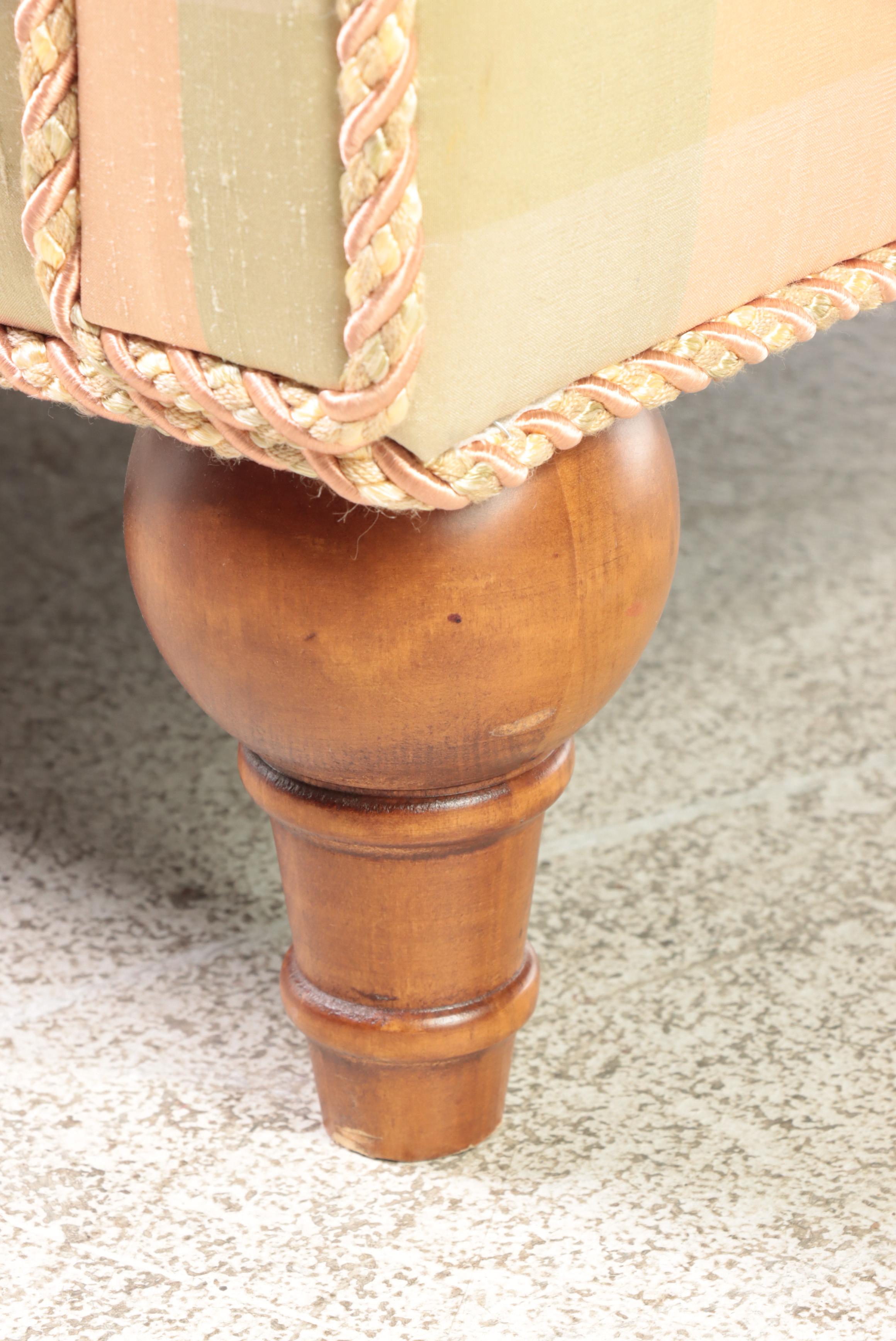 Fairfield CustomUpholstered Easy Armchair and Ottoman EBTH