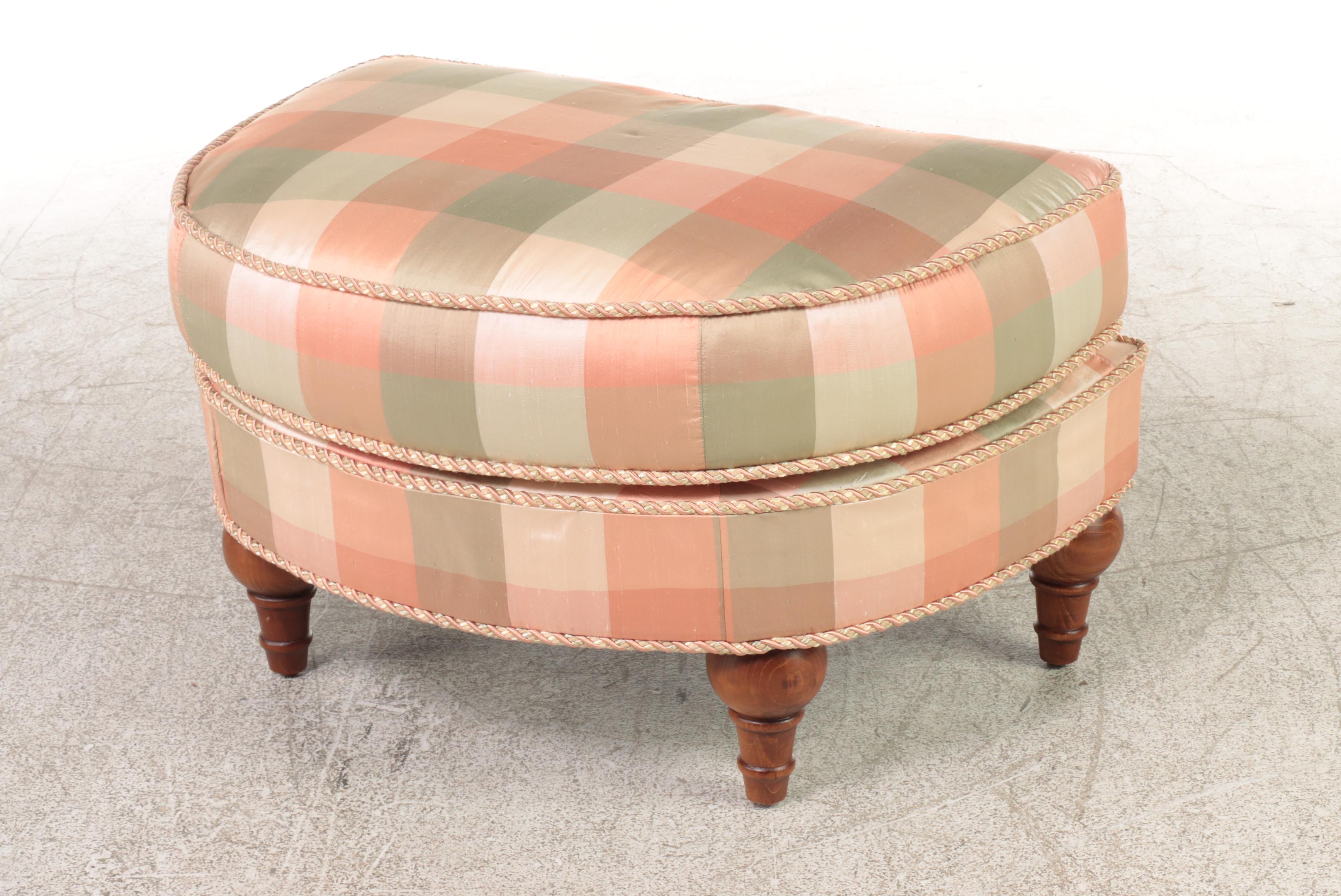 Fairfield CustomUpholstered Easy Armchair and Ottoman EBTH