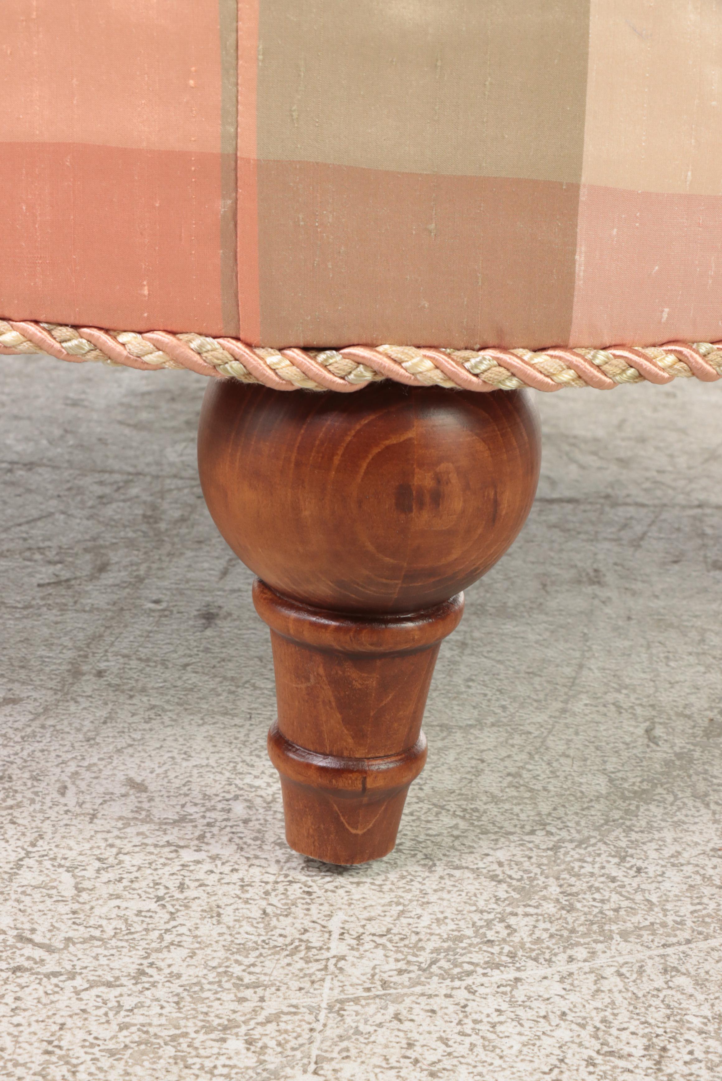 Fairfield CustomUpholstered Easy Armchair and Ottoman EBTH