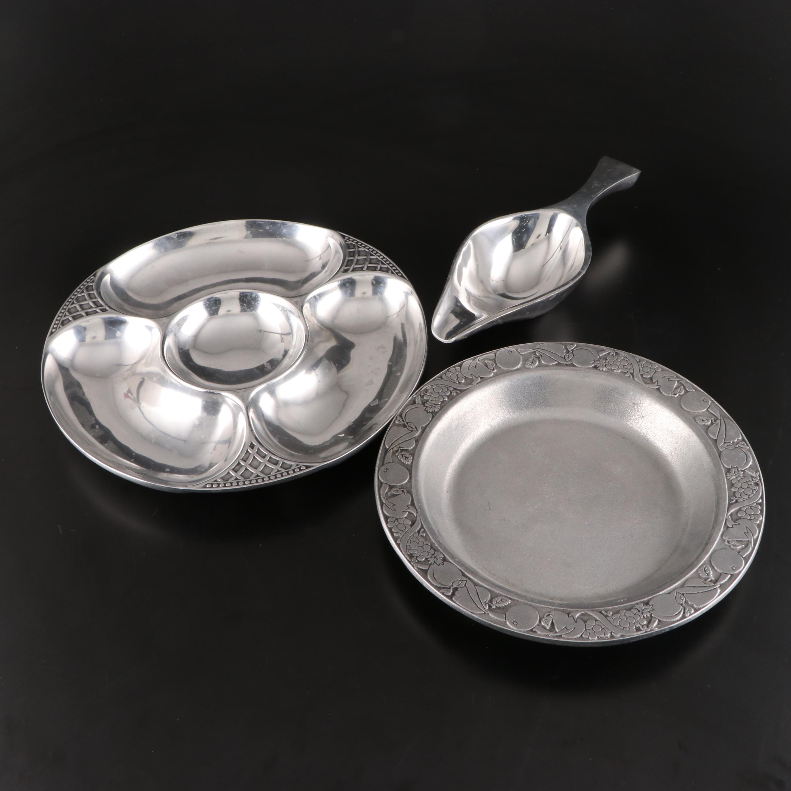 Wilton Armetale Serving Bowls with Nambé Scoop EBTH