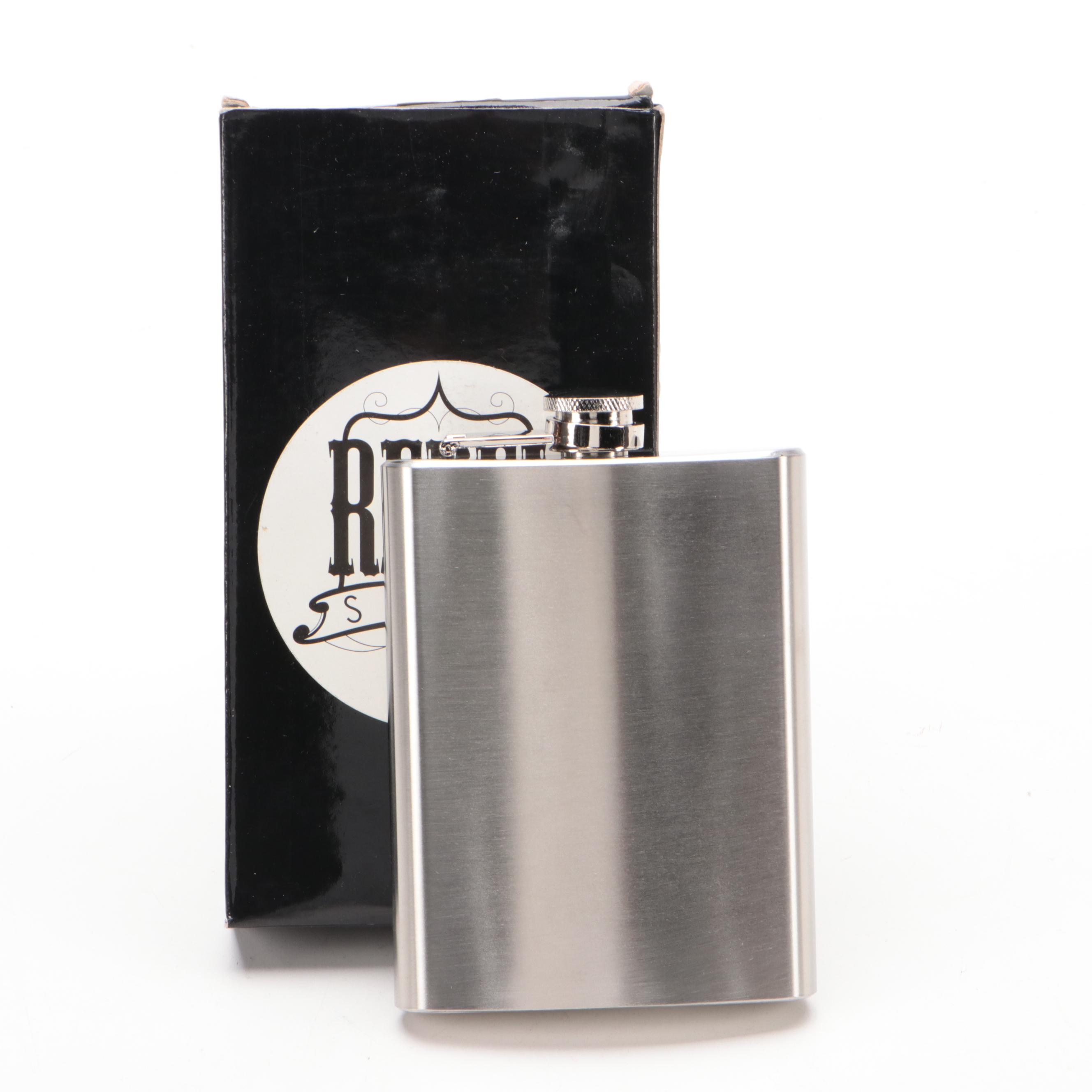 Rebel Steel Hip Flasks, Binocular Flask and More EBTH