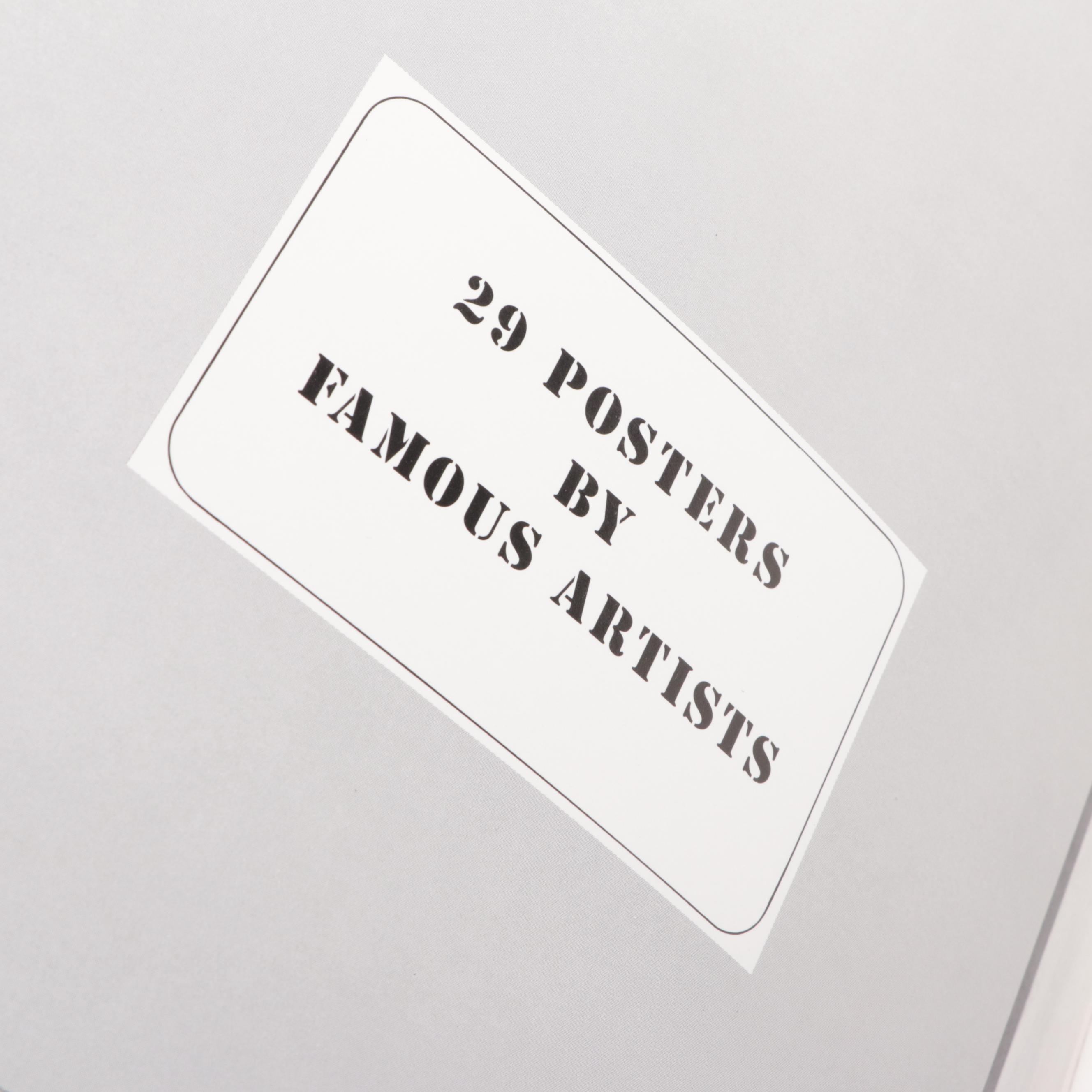 "Posters by Painters 29 Posters by Famous Artists" by Evelyn and Leo