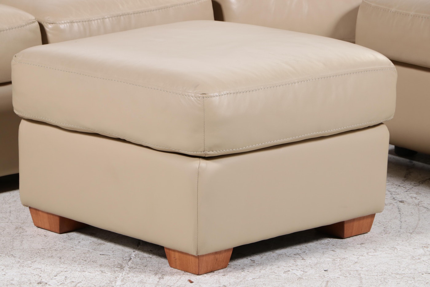 jaymar leather sectional sofa